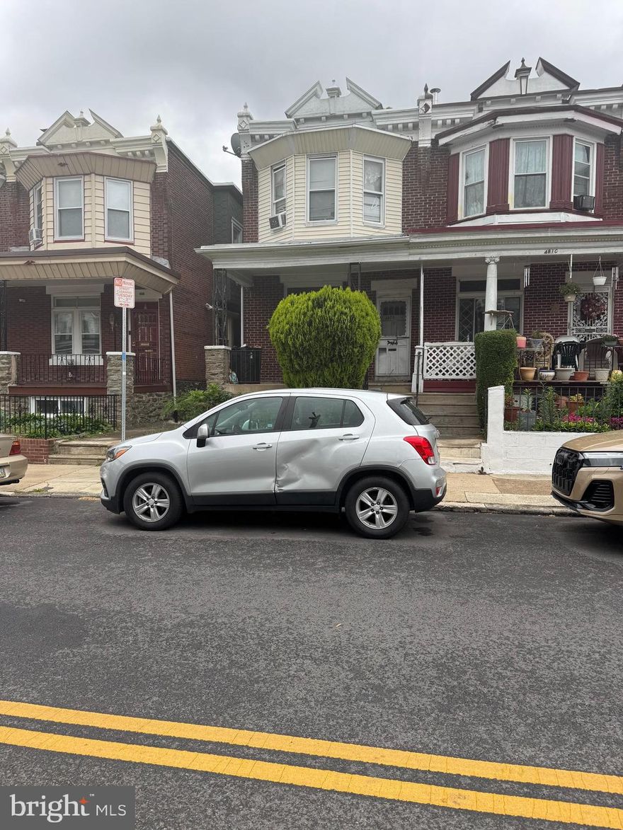 DUPLEX JUST HIT MARKET IN LOGAN!! Add to any rental portfolio. Great block. 1500 sq ft.  Both units have two bedrooms and one bath. Property to be sold as is.  Seller requests use of their title company