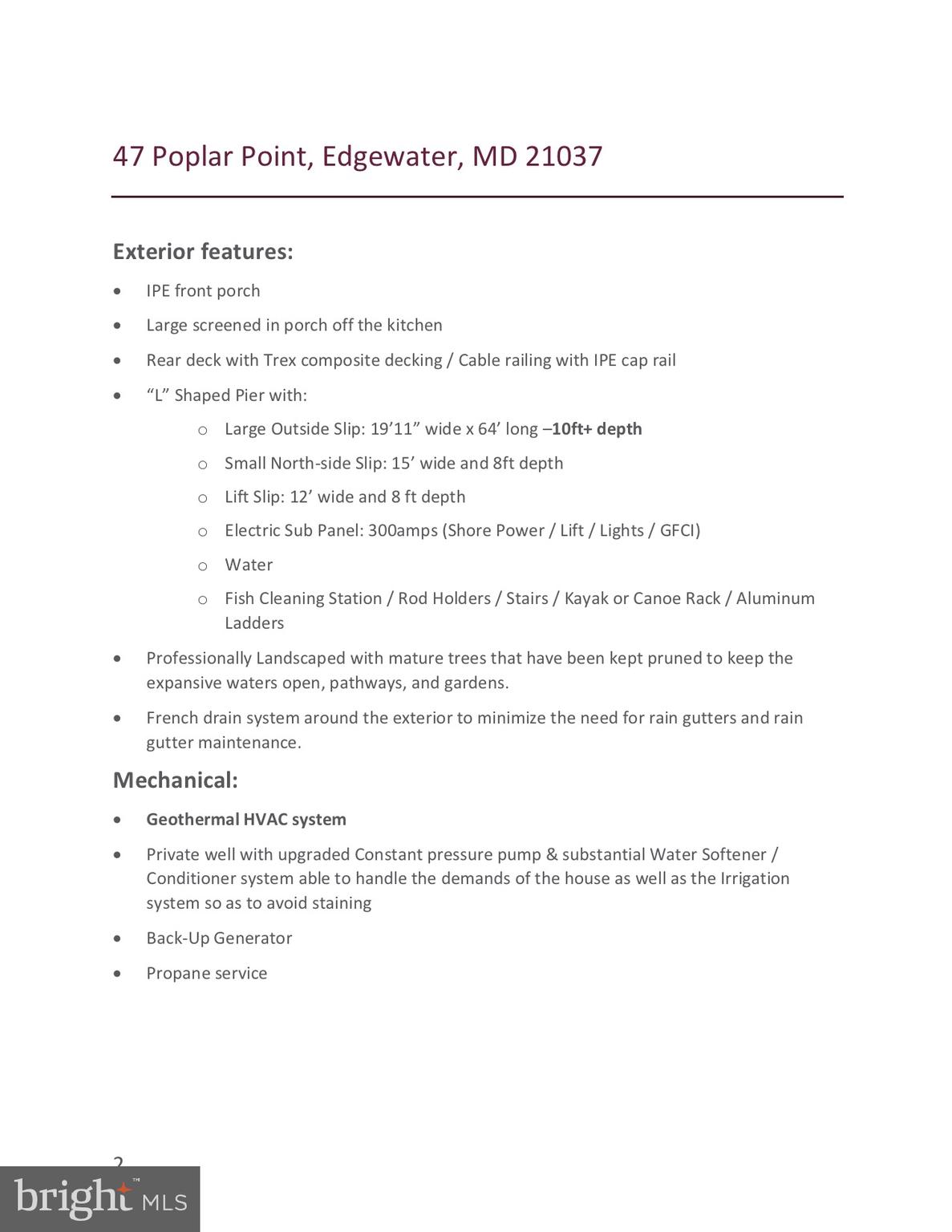 NONE AVAILABLE - Residential