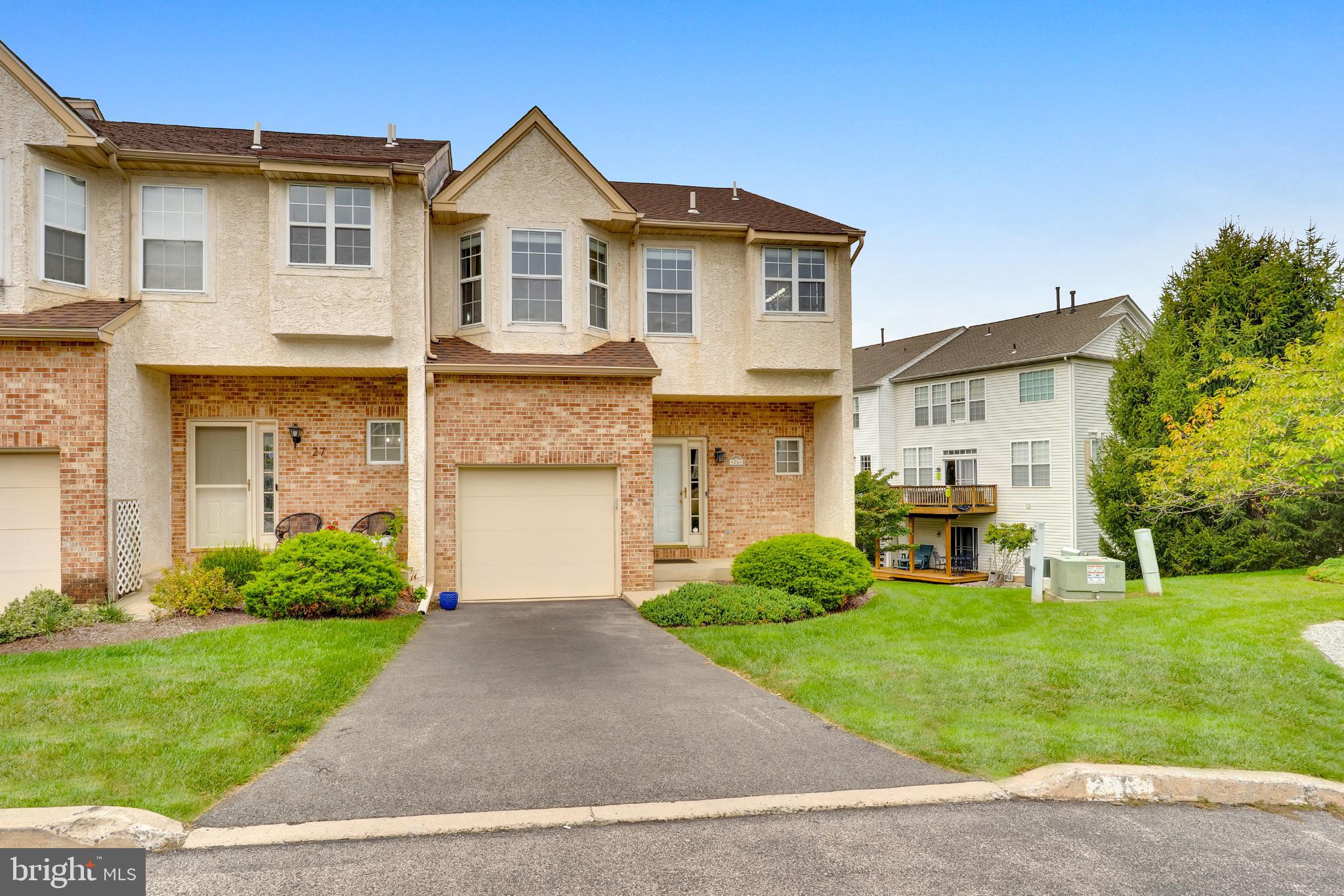 ******* Showings Start on Friday, September 19th. *********
Welcome to 26 Cherry Court in Andorra Woods in Lafayette Hill! This spacious 3-bedroom, 2.1-bath end-unit townhouse with a 1-car garage offers a perfect blend of comfort, function, and location.
Step inside to a large entry area with coat closet and powder room. The sun-filled main level features an open layout, a great room with a fireplace and a bright breakfast area just off the kitchen. Upstairs, the main bedroom suite impresses with an, organized walk-in closet and en-suite bath featuring a soaking tub and separate shower. Two additional spacious bedrooms, a hall bathroom, and a convenient upper-level laundry complete this floor.
The fabulous walk-out finished lower level provides flexible living space with a family room, gym/playroom area, and direct outdoor access.
Andorra Woods is a pet-friendly community with sidewalks and a neighborhood tot lot. Ideally located just minutes to the Spring Mill train station, Schuylkill River Trail, Conshohocken’s vibrant restaurant scene, local parks, major roadways, and shopping. All this within the award-winning Colonial School District!