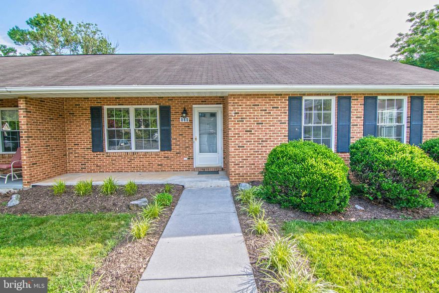 Move In Ready!  One Level Brick Duplex, Located in Ay View Estates!  Home Features New Paint, Carpet, Refrigerator, & Dishwasher.  Main Level Features Hardwood Floors, Ceramic Tile, Separate Dining Room, Main Level Laundry, Master Suite w/Walk In Closet.  Full Unfinished Walk Out Basement For Future 1,085 Additional Living Space.  Rough In Plumbing For Full Bath.  Perfect Set Up For Family Room, & Additional 2 Bedrooms, & Full Bath, Optional In Law Suite, Unlimited Possibilities.  Large Deck, Great For Entertaining.  Covered Front Porch To Enjoy.  Large Concrete Driveway For Plenty of Off Street Parking.  Excellent Location, Minutes to Downtown, Shopping, & Restaurants.  Minutes To I-66 For Commuters.