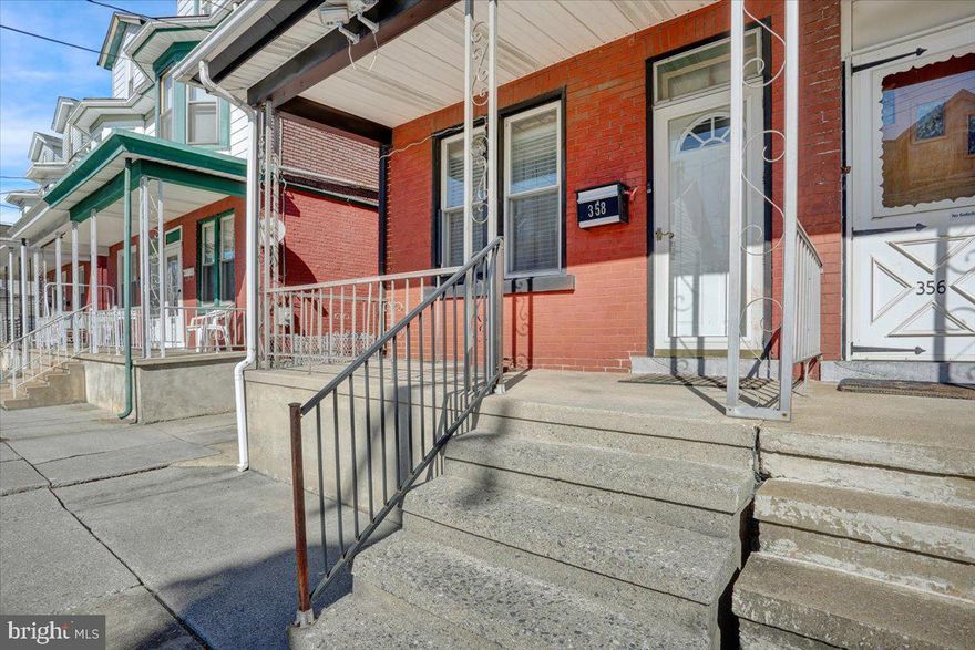 Tastefully decorated and updated brick semidetached home.  Move in ready.  2 full bathrooms, 1 on the 1st floor and one on the 2nd floor.  Mudroom at rear of home.  1st floor laundry. Functional kitchen with tile backsplash, formal dining room and living room with vinyl plank flooring. Updated wiring, roofs, windows, doors, recently sided dormer and some drywall installed throughout the home.  3rd bedroom offers a french door leading to the balcony.  A great place to grab a book and hang out.  Bring the kids and the pup, new 6 ft privacy fence in the rear of the home.  Playground with swings, sliding boards and basketball court is a few steps away!  Security System, 3 window air conditioners and all appliances stay!  **AN OFFER HAS BEEN RECEIVED.  OFFER DEADLINE IS SET FOR FRIDAY, APRIL 4, 2025 BY NOON**