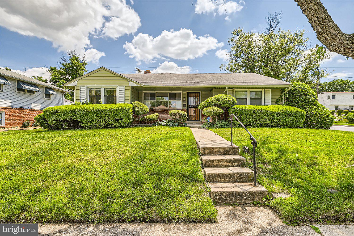 Located on a corner lot, this rancher home comes with over 2000+ sq feet of living space. It has 4 Bedrooms and 2.5 Bathrooms on the main level. Huge family room in the back. Mudroom right off of the driveway. HVAC system was installed in 2019. This home has been in the same family for over 42 years. Bring your ideas and make it your new family home. This home is SOLD AS-IS. Contact listing agent with any questions.