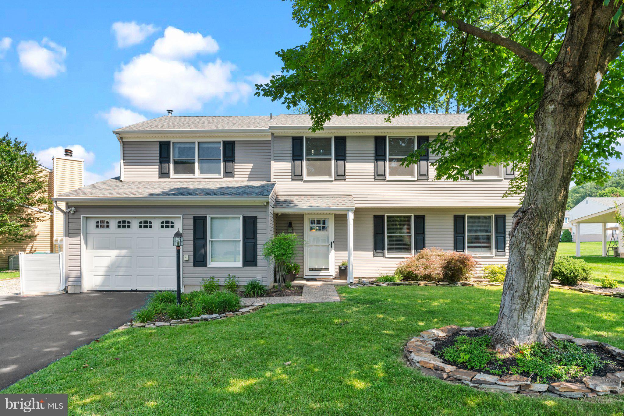 Welcome to 249 Bernick Drive – Spacious, Updated, and Ideally Located in Langhorne’s Desirable Sturbridge Neighborhood
This well-maintained 5-bedroom, 2.5-bath home offers the perfect blend of space, thoughtful upgrades, and convenience. Freshly painted walls and brand-new carpeting upstairs create a clean, modern feel, while the newer roof (2022) and stainless-steel appliances add peace of mind and everyday ease.
Winters are warmed by a beautiful wood-fired stove in the family room, featuring a custom mantle, fireplace, and natural stone hearth, creating a cozy focal point for gatherings and relaxation.
Step into the backyard to discover a peaceful, beautifully landscaped retreat featuring mature plantings that bloom throughout the year and a custom-built natural stone firepit—perfect for gatherings or quiet evenings outdoors. The newly constructed, oversized custom shed/workshop is fully wired, includes a loft for extra storage or workspace, and is ideal for storage, hobbies, or creative projects. A new cedar privacy fence with dual gates fully encloses the rear yard, offering a secure and attractive setting for relaxation or entertaining.
For nature lovers, a scenic walking path winds through the nearby St. Mary Rehabilitation Center and leads directly to Core Creek Park, where you’ll find trails, a large lake, and plenty of room to bike, stroll, or unwind.
Additional highlights include a 1-car garage with a bonus half-bay for storage, an expanded driveway for extra parking, and an unbeatable location—just minutes from Newtown and Langhorne Boroughs, with easy access to shopping, dining, schools, and major roadways.
Don’t miss your chance to make 249 Bernick Drive your next home—move right in and enjoy everything this property has to offer!