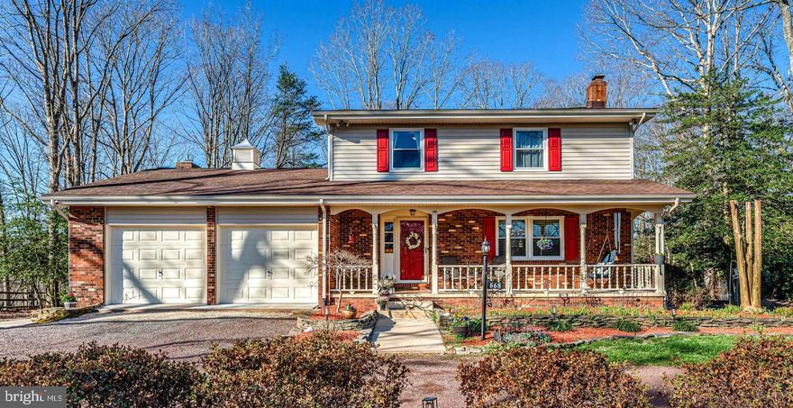 Stunning Custom Colonial on 2.9 Acres – No HOA!

Discover the perfect blend of luxury, privacy, and convenience with this meticulously maintained Custom Colonial in Stafford, VA. 

Nestled on a wooded 2.9-acre sanctuary, this property offers a serene retreat with a small stream, yet remains just minutes from shopping, I-95, Quantico, and the VRE station for easy commuting to Washington, D.C.  Custom landscaping

Boating enthusiasts will love the two marinas that are a 1/2 mile walk away, offering quick access to the Potomac River—perfect for fishing, kayaking, or leisurely waterfront escapes.

This 3000 finished sq. ft. home welcomes you with a charming front sitting porch and a large circular driveway, providing ample parking for boats, RVs, or extra vehicles.  Garage with 2 garage door openers and workbench convey.  Attic is floored for storage. An open and spacious floor plan includes a fireplace with mantle for cozy evenings

A high end remodeled custom kitchen and 2 custom renovated luxury baths are highlights.  Inside features high-end custom upgrades shine throughout:
-Renovated kitchen with stainless steel appliances, granite counters, soft-close cabinetry, extra cabinet lighting.  
-Recessed lighting on main level, master bed, recreation room, office.
-Upgraded bathrooms featuring a jetted Jacuzzi tub in hall bath, heated master bath floors, tiled luxury walk in shower, and granite countertops
- Imported wood floors from Canada, crown molding in all bedrooms, baths, office, and on main level.
- Energy-efficient upgrades – Trane heat pump, upgraded insulation, newer energy-efficient windows and doors, new automatic blinds, roof replaced
- Newer Electrolux central vacuum system & an alarm system
-Spacious master bedroom features custom closet system with organized space and jewelry storage. 
-Second bedroom also features custom California closet.
-Two masonry fireplaces.

The finished basement offers a spacious recreation room, abundant storage, a utility room with a half bath,  sump pump back up, and walkout access to a patio. 

Outdoors is an entertainer’s dream with a large back deck perfect for grilling out and relaxing underneath the porch umbrella.  The deck is wired with an electric hookup for a hot tub. There is a back patio and space for a fire pit to be put in.  To complement the outdoor amenities, the home offers a storage shed, a playset, and 3-split rail fencing.   RV. Hookup on side of house put in for 44 foot RV. Multiple outside water hookups -back ,side and garage as well as back garden area

Gardening enthusiasts will appreciate the option to reactivate an old well for irrigation.

No HOA and pride in ownership make this home an exceptional find in a prime location! Don't miss this rare opportunity—schedule your showing today!