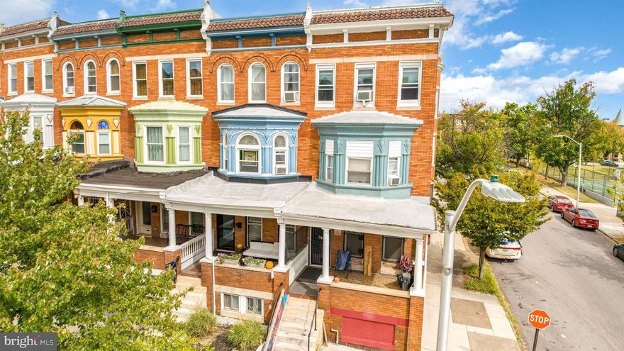 0.6 mi to Druid Hill Park & The Maryland Zoo • Private rear driveway • Finished basement with kitchenette & putting area

Classic brick rowhome in the historic Reservoir Hill neighborhood offering 5 bedrooms, 3.5 baths, and approximately 3,480 sq ft of finished living space. Built in 1911, this property blends architectural character with modern upgrades throughout. The main level features hardwood floors, exposed brick, and decorative trim, creating a timeless backdrop for everyday living. A spacious living room flows into the dining area and an updated kitchen equipped with stainless steel appliances, gas range, stone countertops, and generous cabinet storage.

Upstairs, the home offers multiple bedrooms with bright windows and ample closet space, including one bedroom with a private balcony overlooking the fenced backyard. The upper-level baths include modern fixtures while maintaining the home’s period details. The finished lower level expands the living area with a lounge, kitchenette, and putting space—ideal for a recreation room, guest suite, or home studio.

Outdoor spaces include a fenced rear yard with patio and green area, providing room for gardening or outdoor seating. A private rear driveway offers convenient off-street parking. 

Located within 0.6 miles of Druid Hill Park and The Maryland Zoo, and near Reservoir Hill Park (0.4 mi), Dovecote Café (0.3 mi), and neighborhood markets along North Avenue (0.3 mi). Quick access to I-83 via Druid Park Lake Drive (≈ 1 mi) provides easy routes to downtown Baltimore, Penn Station, and major commuter corridors.

The home offers a combination of preserved craftsmanship and practical updates, ready for modern living in one of Baltimore’s most architecturally significant districts.
