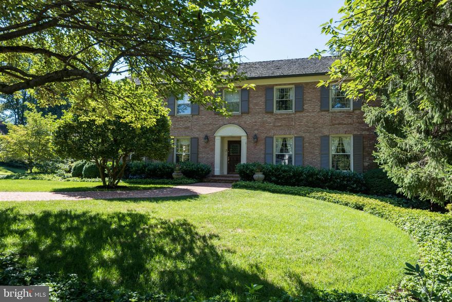 Wow! Favored, all brick, 5 BR Bradford model-walk-up attic, fully renov. on quiet cul-de-sac. Renov. kitchen w/stainless steel appl, xtended brkfst bay w/gas FP, solarium addtn, inviting marble foyer, huge MBR w/terrific renov. bath.  Daylight, walk-out lwr lvl w/rec/game rm, au pair suite. Paver bkyd w/fire pit, hot tub, inground pool, diving brd. Ask about pool removal cost if u prefer level lot