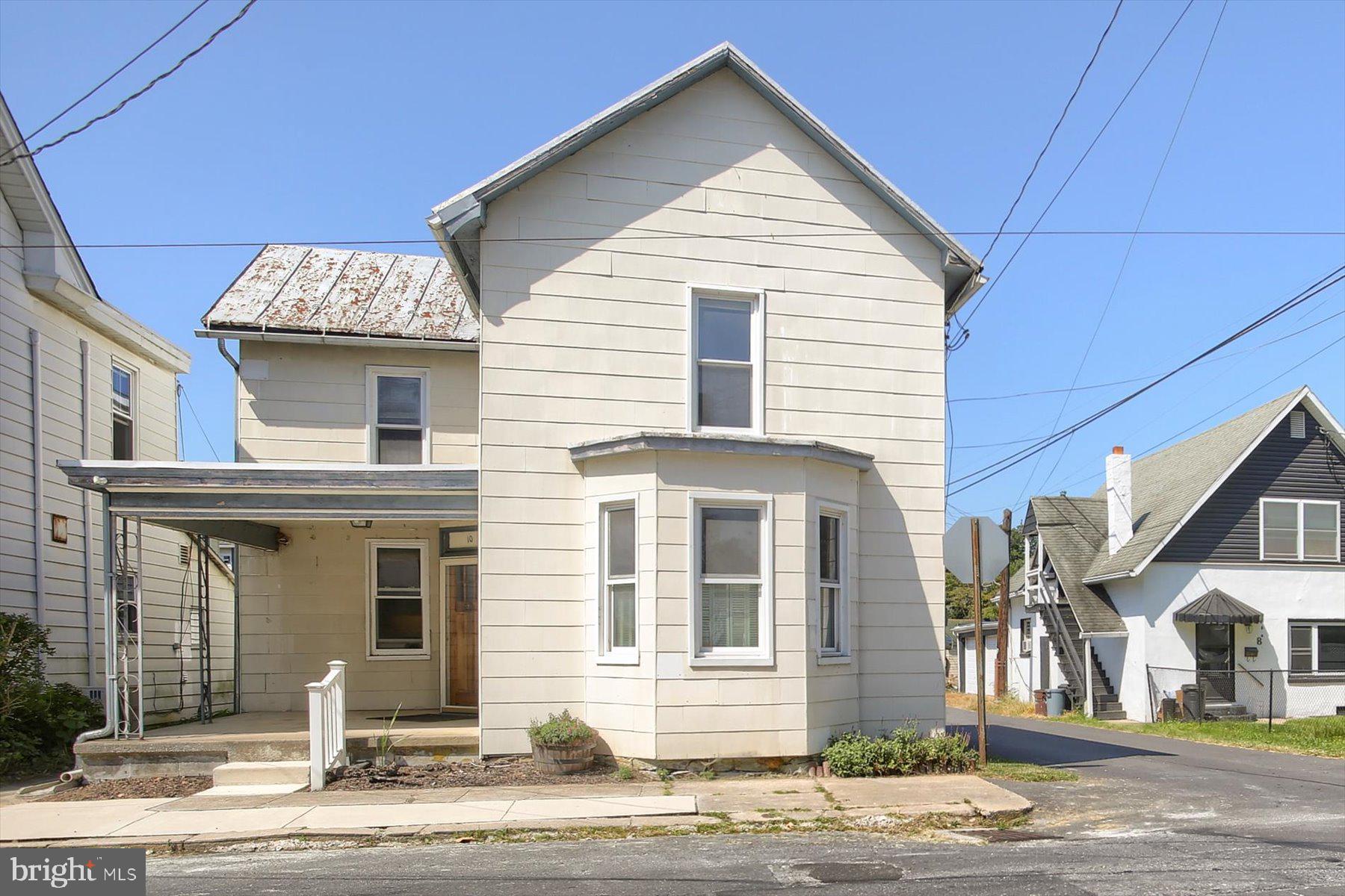 Offer Received. Offer Deadline Sat 8/16 at 3:00 pm. Classic 3 Bedroom, 2 Bath 2 Story with wide and deep 1 Car Garage with opener, off street and on street parking on a one way street with parking on both sides of the street. This home has real potential, look at what the AVM's think. Perfect for DIYers or investors. Being sold As Is. This recent rental home also can make a good rental property as it passed the Mech. Rental Inspection. Great floor plan with private first floor Laundry. Attractive Kitchen includes the refrigerator. Large Living Room with window bench seat. Spacious Dining Room. Primary Bedroom has adjoining Office, Dressing or Nursery and full Bath. Second Bedroom is also rather substantial. Covered front Porch, rear Deck and fenced Rear Yard. As you update this home you can build some real equity. Are you ready to make this home yours?