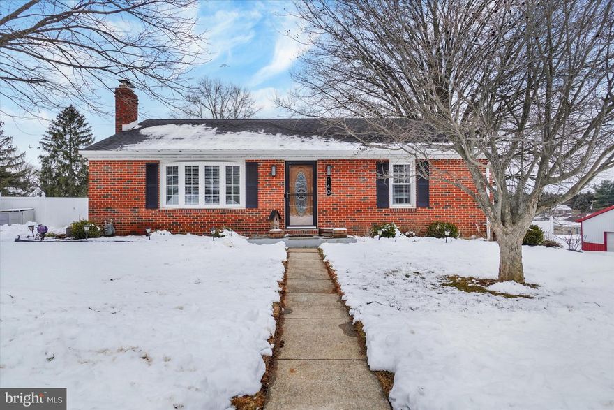 Discover one level living lifestyle in this stunning ranch-style home, meticulously renovated in 2016 to blend modern elegance with timeless charm. Nestled in the desirable New Freedom community, this exquisite residence boasts over 2200 sq. ft. of thoughtfully designed living space, featuring four spacious bedrooms and two beautifully appointed full bathrooms. Step inside to find an inviting atmosphere enhanced by a cozy pellet stove, perfect for intimate gatherings. The heart of the home is the gourmet kitchen with brand new lvp flooring, showcasing high-end stainless steel appliances, including a built-in microwave, gas cooktop,wall oven and dishwasher, complemented by an expansive island ideal for culinary creations and casual dining. The eat-in kitchen flows seamlessly into the living areas, creating an ideal space for entertaining. Natural light floods through replacement windows, illuminating the elegant interior features such as ceiling fans and an attic for additional storage. The main floor laundry adds convenience to your daily routine. Outside, the allure continues with a personal in-ground pool, surrounded by a spacious deck and patio, perfect for summer relaxation and entertaining. The property is enhanced by exterior lighting and an outbuilding for extra storage, all set on a generous fenced in  0.42-acre lot. With an attached garage and an asphalt driveway, this home offers both functionality and style. Experience the perfect blend of luxury and comfort in this exceptional property, where every detail has been curated for an exclusive lifestyle. Don't miss your chance to make this dream home your reality!