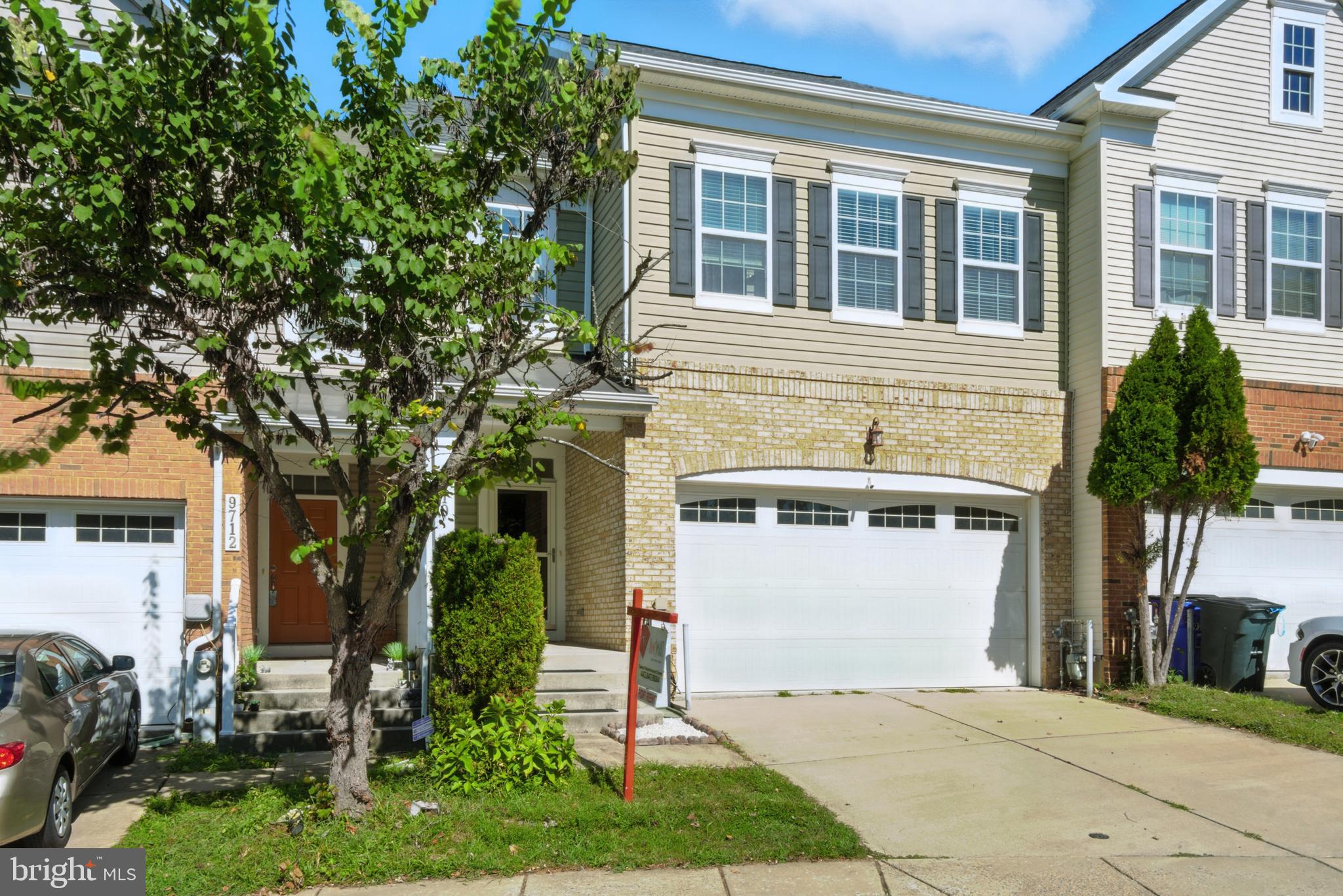 Gorgeous 4 bed, 3.5 bath townhouse with 2-car garage. Gourmet kitchen with a breakfast bar and SS appliances. Deck off the dining room. Hardwood and carpet floors. HUGE master bedroom with a soaking tub, frameless shower, and double vanity. Fully finished basement walks out to a brick patio and features a rec room, 4th bedroom, and full bathroom. plenty of guest parking. Community amenities include a pool, clubhouse, and tennis courts. Prime location near I-95, Rt. 32, 29 & 1. Washer/dryer included.