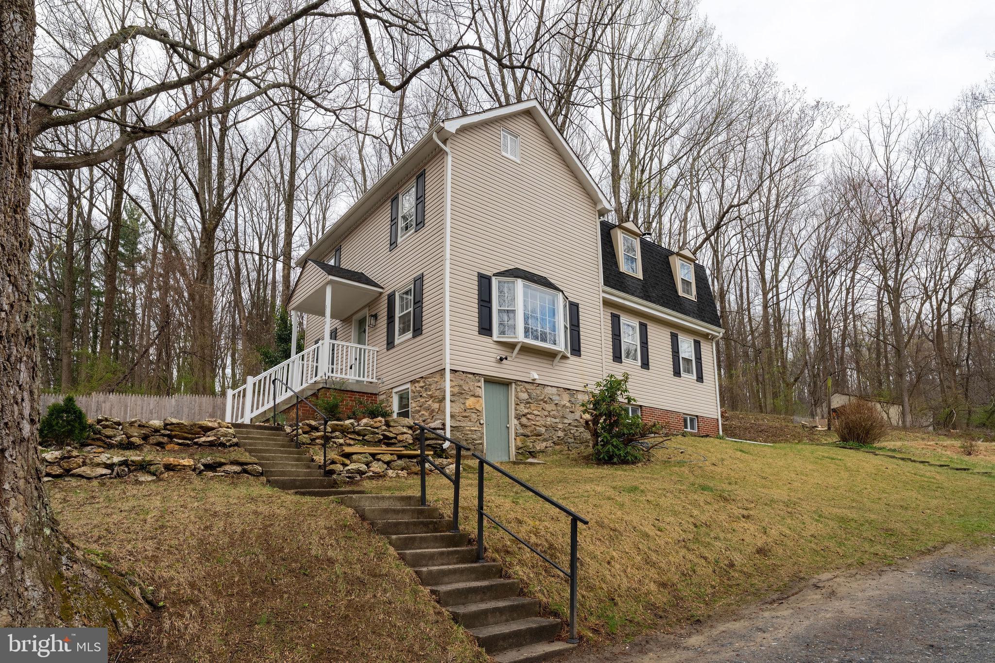 $50K Price Reduction! Welcome to your country retreat at 3140 Basford Road!
This classic colonial is situated on just over an acre of land, offering up plenty of open space
to add a garage, create your own little farmette, or just enjoy the natural surroundings.
The house has been thoughtfully renovated throughout to provide modern
conveniences while keeping its historic charm. Upon entering the home, you are
greeted with an open floor plan on the main level, featuring a spacious living room with
fireplace, a formal dining room, and an upgraded kitchen. A new deck provides space
for relaxing and entertaining. Upstairs, you'll find the primary bedroom with en-suite
bath, along with two other bedrooms plus bonus space in the finished attic. The
basement offers even more flexible space for bedrooms or a home office along with
another full bath. Other notable features include: all new modern light fixtures, recessed
lighting, luxury vinyl plank flooring, brand new roof/hot water heater/well pump/AC units
& furnace. The MARC Train station is just 4 miles away, providing for an easy commute,
and downtown Frederick and all its shopping and dining is just 10 miles from your home. No HOA and no city tax!