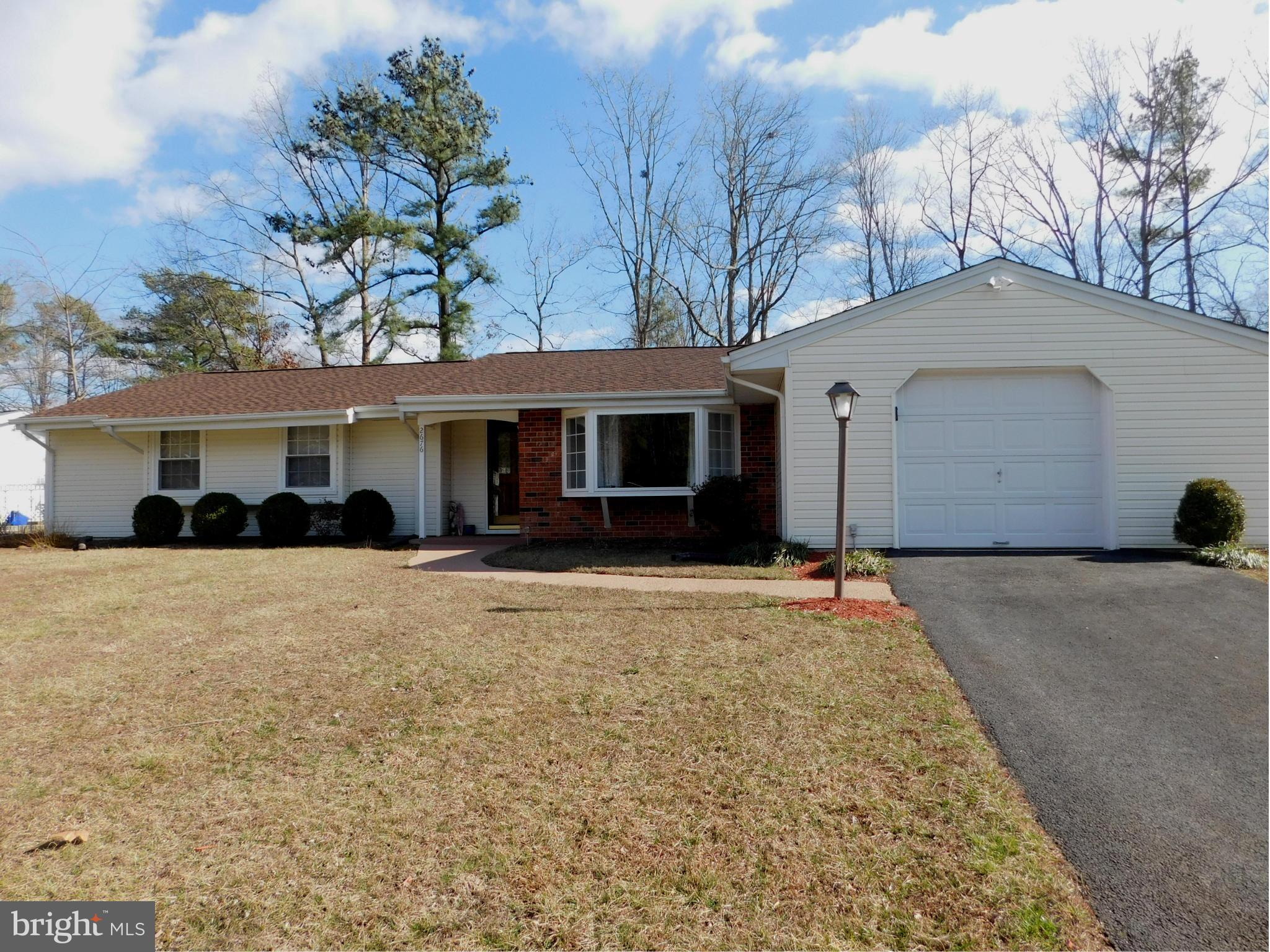 Well maintained one-level home with new roof (2016), upgraded siding, windows, doors, and bath, HVAC (A/C 2014, Furance 2016), appliances, driveway, tile floor and carpet (2016) and more. Fireplace, screened porch, shed, large, level fenced yard and a Home Warranty. Great value and location in northern Charles County easy commute to DC, VA, Baltimore, Annapolis, and Joint Base Andrews.