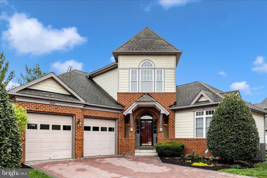 Beautiful courtyard home on Mill Island in amenity-rich Worman’s Mill. Sun-filled main level features gleaming oak hardwoods, dramatic two-story living room with skylights, formal dining room with tray ceiling and two bay windows, gorgeous 4-season sunroom, and a main-level primary suite with new LVP. Large kitchen offers double ovens, cooktop with downdraft, microwave, stainless dishwasher & refrigerator, oversized island with seating and glass-front cabinets with in/under-cabinet lighting and breakfast room area.  Step down to the family room with built-in home stereo (speakers in FR, LR, Kitchen, primary and upstairs bedroom). Main-level laundry, abundant crown molding, trim work and ceiling fans throughout.  Upper level has newly renovated hall bath with dual sinks that serves the two beautiful bedrooms with cathedral ceilings. Garage is drywalled and painted, and cabinets and  hooks will convey. 
Lovely basement includes large rec room, spacious playroom/bedroom, guest bedroom (no egress) and full bath; new-feel carpet in basement and a huge workshop area with sink, extra outlets, and lighting. Recent updates: HVAC replacement (2026), washer & dryer replacement (2026), new upstairs carpet (fall 2025). Deck and patio areas are both private outdoor living areas. This house is always meticulously kept!
Community and HOA amenities: tot lot, basketball/pickleball/tennis courts, 3 pools, putting green, walking trails, Monocacy River access, Village Center gazebo with live music (May–Sept) and 3 great restaurants and multiple businesses, clubhouse with exercise room, full kitchen, library and meeting spaces. Convenient to Wegmans, local shops/restaurants, Route 15 and downtown Frederick.