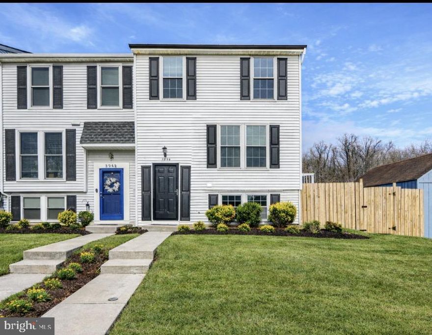 Tastefully updated end-unit home ready to welcome its new owners! Offering 3 bedrooms and 2.5 bathrooms, this home provides the perfect balance of comfort and functionality with the safety of a new roof  and electrical panel. The main level features brand-new luxury vinyl plank flooring, a spacious family room, and a dining area that opens to a partially enclosed deck—ideal for everyday living and entertaining. The kitchen is a chef’s delight with all-new appliances and gleaming countertops.

Upstairs, you’ll find three generously sized bedrooms and a newly renovated full bathroom. The lower-level recreation room includes a full bathroom and offers flexibility for a potential fourth bedroom, home office, or guest suite. This well-maintained end unit delivers space, style, and versatility in one inviting package.