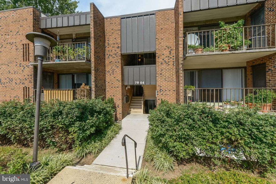 OPPORTUNITY KNOCKS! RARELY AVAILABLE 4 BR CONDO with OVER 1759 SF on 1 level inside the Beltway. Beautiful hardwood floors throughout. Large eat-in Kitchen, gas stove & lots of cabinets. Open Living/Dining Room with SGD to relaxing patio with play area & walking path. MBR w/private bath & 3 more oversize Bedrooms & second Bath.  Full size washer & dryer. Swimming pool & tot lots. PERFECT FOR ALL!