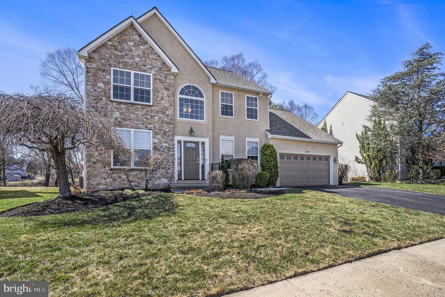 This lovingly maintained 4-bedroom, 2.1-bath Evansburg Crossing Colonial offers the perfect blend of comfort, space, and functionality. The formal living room and dining room are ideal for all of your entertaining. The heart of the home boasts a bright and open kitchen flowing seamlessly into the family room, perfect for everyday living. Kitchen features include stainless steel appliances, a center island and breakfast room - the perfect spot to prepare your favorite meals. Family room features a gas fireplace and recessed lighting. There's also a dedicated first floor office, ideal for today's remote work lifestyle. A powder room and laundry complete the first floor. Upstairs, you'll find four generously sized bedrooms, including a serene primary suite with a private bath and ample closet space including walk-in attic storage. The fabulous finished basement provides additional living space, great for a playroom, home gym, or media room and ample storage area. The lovely paver patio is the perfect spot for summer gatherings, quiet mornings with coffee or enjoying beautiful sunsets with a glass of wine!  A two-car garage and well-manicured yard complete this fantastic home in Methacton SD. Additional highlights include a newer roof, gas heat and central air, recessed lighting and luxury vinyl flooring!  Don’t miss this opportunity to own a move-in-ready gem in a prime location featuring nearby Evansburg Winery, Wegmans and Providence Town Center, Skippack Village and KOP Shopping and Dining!   Schedule your private tour today!