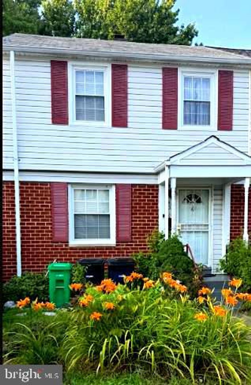 BACK ON THE MARKET - Buyer financing fell through. This lovely townhouse consists of 3 bedrooms, 2 full bathrooms, a private driveway, a newly stained deck, and a spacious wooded backyard for additional privacy. The fresh paint, new floors, and new carpet compliments 1560 sq ft of living space. The finished basement consists of a laundry room and a full bathroom providing adequate space for recreation and entertainment. Accessible to major commuter routes, and public transportation for your convenience. IMPORTANT - PLEASE LOCK ALL DOORS AND RETURN THE KEY TO THE LOCKBOX BEFORE LEAVING THE PROPERTY.