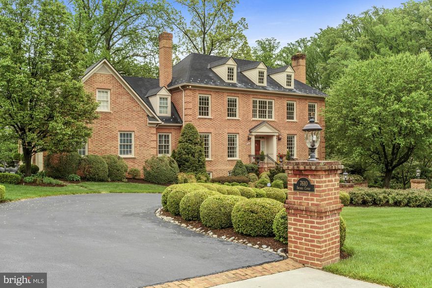 BROKERS OPEN 5/10 CANCELLED! Elegant 5BR+6.5BA home on prominent lot w/ circular driveway. Includes foyer, DR, LR, library, sunroom, family room, gourmet kit w/ bfast room, deluxe mstr ste w/ dual walk-in closets & attached office, 4 add'l BRs, and fully finished LL w/ rec room, game rm, BR, &attached screened-in porch! Home also features expansive entertaining deck & attached 3-car garage!