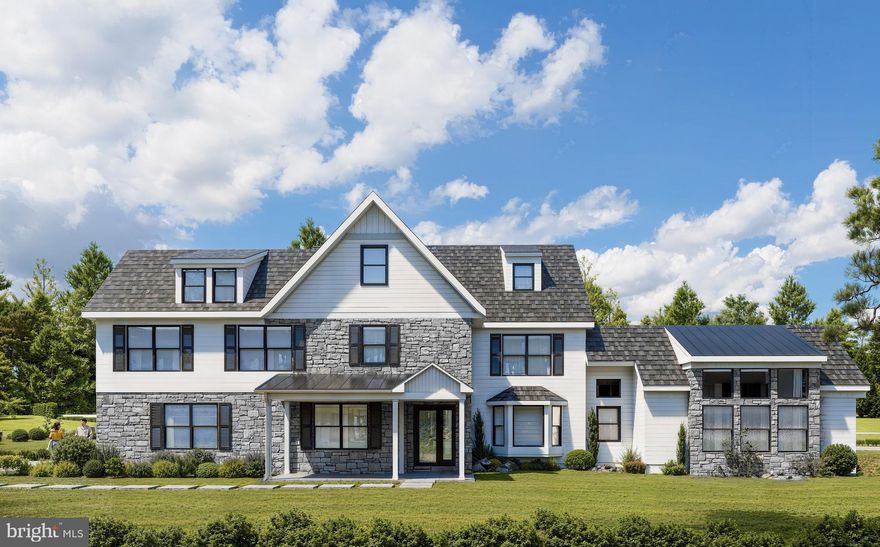Your custom dream home is now a possibility — a unique opportunity to own a new construction home with the ability to select your own finishes, all in time for the next school year. What was once a standard Colonial-style home has been completely reimagined into a transitional new construction residence with ample space for entertaining and everyday living.

The first floor features a two-story foyer, garage entry into a California Closets-outfitted mudroom, a first-floor office, and a dining room. The gourmet chef’s kitchen boasts a 10-foot island, two dishwashers, and flows seamlessly into the living area, which also includes a beverage center for easy entertaining. The living room features a gas fireplace, large windows, and bifold California doors that open to the 20x30 Trex deck. A family room addition with soaring 20-foot ceilings and a second gas fireplace is an absolute showstopper and is sure to be the highlight of the home.

The second floor offers five bedrooms, four full bathrooms, and a laundry room. The primary suite features two walk-in closets and a stunning en suite bathroom with a soaking tub in the wet room. Bedrooms 2 and 3 share a Jack-and-Jill bathroom, Bedroom 4 is conveniently located across from a hall bath, and Bedroom 5 features its own en suite bath. The third-floor loft offers endless possibilities — workout space, yoga room, office, den, or playroom.

The walkout finished lower level features a sixth bedroom, walk-in closet, and full bathroom, in addition to another living space. Off the lower-level living room is a rear patio, with a covered patio to the side.

Examples of 2577 Wayland Rd, Berwyn (currently listed and completed) are shown to illustrate the finish level of Great Oak Custom Homes.
