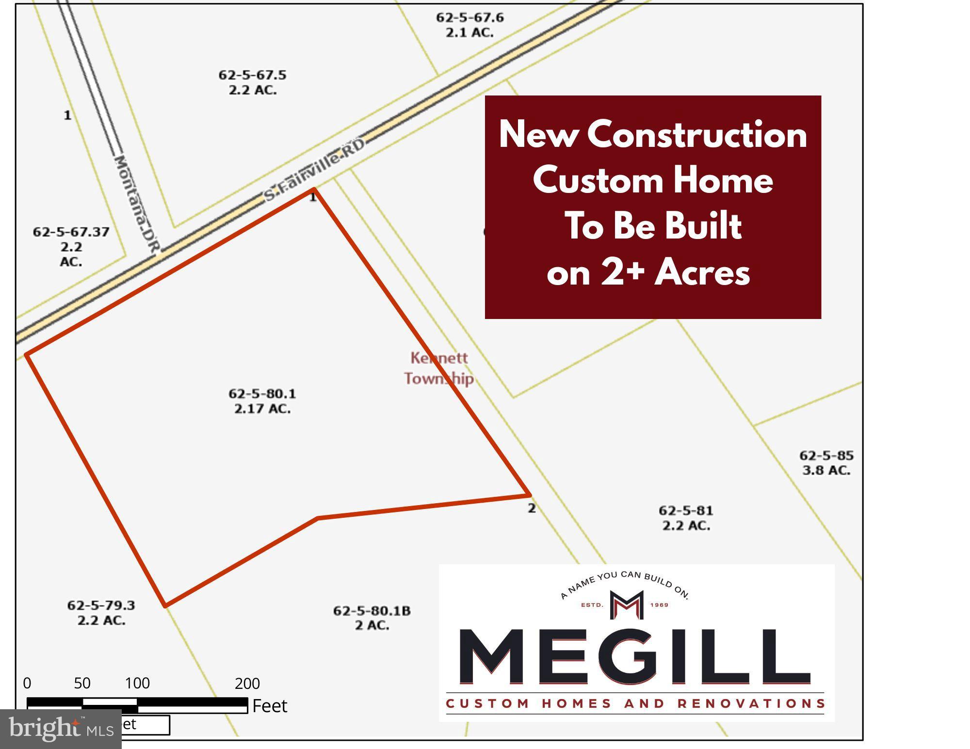 Build the Marshallton Model or the custom home of your choice on 2.1 acres in the bucolic Brandywine Valley. The Marshallton model has 4 bedrooms, all upstairs, 3.5 baths, and a 3-bay side load garage. Builder can accommodate a first floor primary bedroom suite model. Buyers can also choose a home from the builder's portfolio, and customize to their needs and budget.*Megill Custom Homes & Renovations understands that each homeowner is unique. That’s why they offer customizable architectural designs that cater to your individual preferences and lifestyle. Their award winning team will work closely with you to create a stunning home that reflects your personal style and exceeds your expectations.*There is no home on this site. Call the builder agent to discuss your needs and budget and then they will arrange a site visit.*