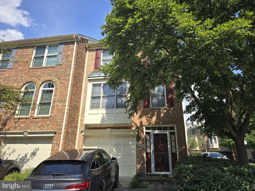 Fabulous 3BR (+ Den), 3.5BA, Corner Lot North Bethesda Home!!!
Welcome home to your gorgeous large end unit 3 BR (+Den), 3.5BA North Bethesda home with attached garage in the sought after community of Whitley Park!

The entry level boasts a wide travertine tile foyer. There's also a terrific family room with wood burning fireplace and full upgraded bathroom (with a quartz vanity and spa like shower). This room could easily double as a 4th bedroom/flex room/home office which opens to the private fenced-in patio with shed.

Travel up to the main level to find an updated kitchen (complete with stainless appliances that include a LG double door refrigerator with ice maker, microwave, glass-top stove, and KitchenAid dishwasher), with granite counters and tile backsplash and has great flow with your living room and dining room, as well as a convenient powder room. Entertaining will be a breeze when you step outside the kitchen directly onto the wonderful rear deck with connecting stairs leading down to a private, fenced-in low-maintenance patio - both are perfect for an al-fresco meal.

The upper level has a generously sized Primary Bedroom with high ceilings, retractable ceiling fan, and a walk-in closet with custom built-in Elfa shelving and drawer system. The gorgeous, luxuriously renovated en-suite Primary Bathroom features dual sinks, granite countertop, deep bathtub, and a glass-enclosed shower. Two additional Bedrooms with vaulted ceilings and a renovated full Bathroom with tub/shower combination complete the upper level private quarters.

Amenities include outdoor pool, fitness center, playground, sauna, library, community room

Lots of guest parking, Fabulous location near 2 Metro stations, I-495, I-270, NIH, Walter Reed, Rock Creek Park, Downtown Bethesda's shopping & restaurants, the list goes on.