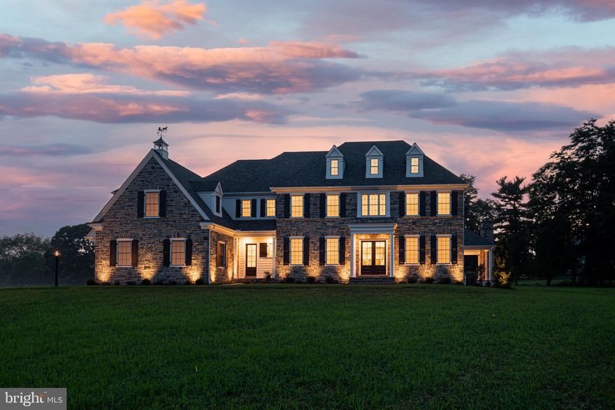 Every once in a while, a truly exceptional home comes to market and that time is now. Welcome to 32 Oakland Road, a new custom-built masterpiece in the Enclave at Chadds Ford by award-winning Hellings Builders. Privately tucked on 2.1 acres in one of the area's most prestigious settings, this home combines classic architecture, cutting-edge systems, and high-end finishes with a floor plan made for modern living.

From the moment you arrive, it’s clear no expense was spared. Step through the front door into over 7,000 square feet of living space filled with natural light, 10-foot ceilings on the main level, 9' on the second floor, site-finished white oak hardwoods throughout and an effortless flow between spaces. The formal living and dining rooms are found on either side of the foyer upon entry.   The heart of the home is the chef’s kitchen, outfitted for the most discerning cook with a Sub-zero 36" refrigerator and 36" freezer, a Wolf French-top stove, two sinks, two dishwashers, a warming drawer, two refrigerator drawers, and a walk-in scullery with another sink and ample storage. Just off the kitchen is a command center-style message station—perfect for staying organized in your daily routine. An exceptionally spacious breakfast room leads to the patio while the family room offers a vaulted ceiling, gas-burning fireplace and hidden speakers and subwoofer in the drywall. A bedroom, full bath, powder room and mud room with the built-ins complete the main level. 

Upstairs, the luxurious primary suite is a true retreat with vaulted ceilings, dual walk-in closets, and a spa-like bath complete with oversized shower, rain head and handheld sprayers, soaking tub, and two separate water closets. There is a bedroom with an en-suite bathroom and then two additional bedrooms share a spacious jack and jill bath.  A large loft offers the perfect flex space—already roughed-in for a full bath.  The laundry room completes this level with 2 washers and 2 dryers for the utmost laundry efficiency.  

The finished lower level has 10' foundation walls, imported Italian tile that seamlessly matches the hardwood flooring above, and a custom-built maple bar (coming soon) fitted out with a sink, Viking dishwasher, GE Profile full-sized refrigerator and prepped with a 240kW outlet. The media area has hidden speakers and subwoofers installed behind the drywall for the ultimate high-tech auditory experience. This space is also prepped for a projection system (seller will be leaving the high-end projector equipment for future install). A full bath and washer/dryer hookup is located here as well. The basement has a glass door with steps up to the flat backyard.

Outside is a flagstone patio and covered porch with recessed lighting, ceiling fan, and stone fireplace which can be used as gas or wood-burning, inviting year-round enjoyment.  Just a step down the flat backyard, there is plenty of usable space here to entertain, garden or just unwind and enjoy the sunset.  The professionally landscaped front and rear flower beds are served by a drip irrigation system for easy maintenance. 

Additional upgrades include a 20kW generator, water softening system, reverse osmosis system (purchased and ready for installation), wiring for 6 wireless access points, Closets by Design custom fit-outs in every closet, R-21 insulation and Certainteed Grand Manor shingles.

Located in the top-ranked Unionville-Chadds Ford School District and just minutes from downtown West Chester and Route 202 with easy access to Delaware and I-95. This home offers an unmatched combination of location, luxury, and livability. You truly have to see it in person to appreciate the level of craftsmanship and thoughtful design that make 32 Oakland Road one of a kind and only available due to relocation.  ** Please note property is new and taxes have not been determined.