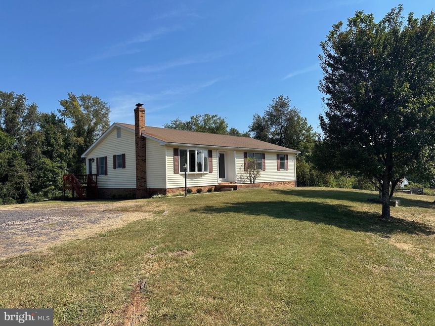 Wonderfully and thoroughly renovated rambler on 1.5+ acres in Rixeyville.  Home boasts 3 bedrooms and 2 full baths.  Luxury vinyl plank flooring run throughout the main level. Brand new kitchen with stainless appliances, quartz countertops, breakfast bar and more!  Large primary suite with spa-like bath, complete with oversized walk-in shower and free-standing tub. Formal dining room. Large family/living room. Deck. Let your imagination run wild with the mostly unfinished walk out lower level.  Not to be missed.