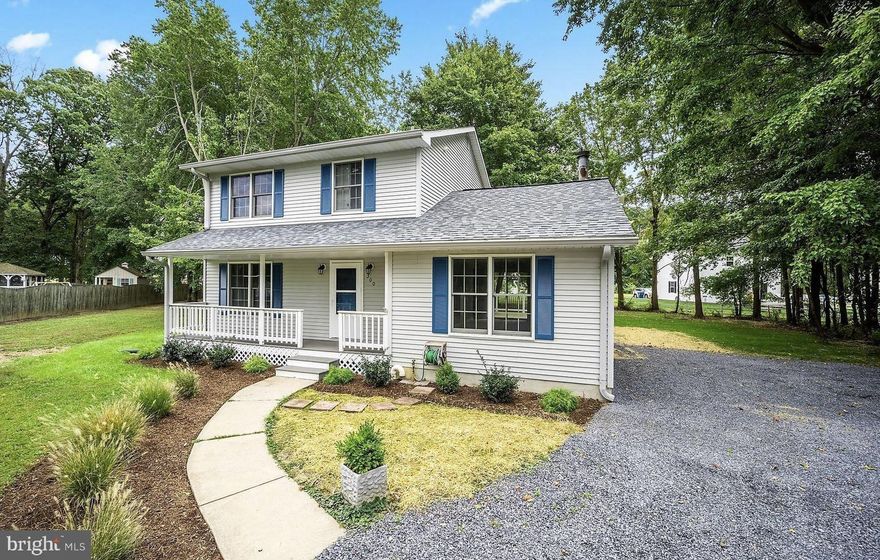 Welcome to this beautifully maintained home in a quiet Chester neighborhood, just one house off the water. Situated on a spacious 0.75-acre lot, this recently updated home has been freshly painted and is move-in ready. The main level features a spacious kitchen with granite countertops, stainless steel appliances, an island with additional storage, and elegant cabinetry. The open dining area flows into a large family room with vaulted ceilings and a charming fireplace—perfect for relaxing or entertaining. There’s also a bonus room ideal for a den, home office, or study, along with a convenient half bath. Stylish luxury vinyl flooring runs throughout the entire main level. Step outside to a generous deck—accessible from both the kitchen and family room—where you can entertain or unwind while enjoying the peaceful water view through the trees. A newly added huge shed in the backyard offers excellent storage or potential workshop space. Upstairs, the primary bedroom includes its own private bath, along with two additional well-sized bedrooms and another full bath. All bathrooms were recently updated, and the upper-level carpeting remains in great condition. Located just a stone’s throw from water access to Cox Creek and close to local restaurants and shopping, this home offers the perfect balance of tranquility and convenience. Come experience the charm and comfort of this Eastern Shore gem!