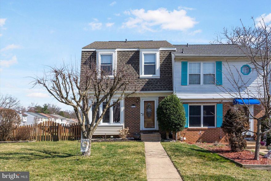 GORGEOUS 3 Bedroom 3 FULL Bath BRICK Front End of Group Townhome in Castlemill * Features Include:  BEAUTIFUL eat in kitchen with GRANITE countertops, backsplash and stainless steel appliances * GLEAMING hardwood floors * On the UPPER level you will find a SPACIOUS primary suite, TWO bedrooms and a FULL bath * the LOWER level offers a FAMILY room complete with a PELLET stove, FULL bath and sliders to walk out * Some new carpet * New water heater * LARGE deck and FULLY fenced yard * This is a METICULOUSLY maintained home that you do not want to miss * A MUST SEE!!