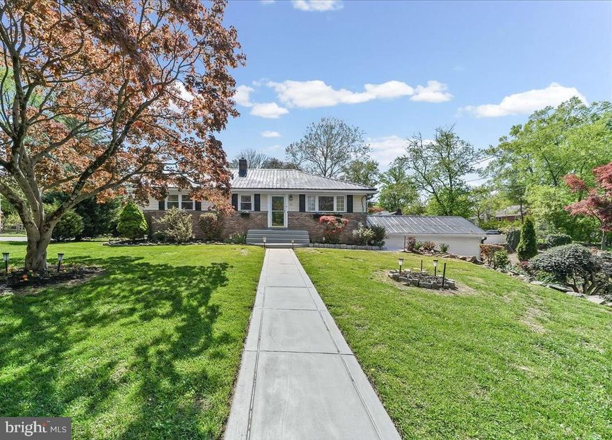 Expanded ranch home located on a large lot in the Newtown Heights neighborhood in Newtown Square.  Lovely and spacious three bedroom and three full bath home with a daylight finished walk-out lower level.  Open floor plan with family room with fireplace which leads to a covered porch. Perfect location for your grille! The kitchen with a skylight is open to the family room and dining room areas. Also upon entry to this home you have a bright and cheery living room. Storage galore in the home. Hardwood floors on the main level. The finished lower level also has a full bath, laundry and storage area. Currently the owner has the lower level set up as a guest room. Perfect for a contractor and or hobbyist with an attached oversized two car garage plus an extra deep large one car garage as well.  Just a few homes away a new construction home is listed for $930,000 on a smaller lot similar to the size of the smaller of the 3 parcels on the deed of this home.  Possibly consider a lot line change to seek approval to build another home next door to this home. Many homes in the area are also adding a second level to ranch homes as well, if desired, should you need a larger home. So many options to consider or just enjoy the space and tranquility of 225 Chestnut Street with its beautiful landscaping, fenced in yard, expanded driveway plus notice the unique antique barn gates that were preserved from a local area barn. Conveniently located a few streets away from the Newtown Township Public Library, township building with sports courts as well as the Newtown Edgemont Little League and Girls Softball Petticoat fields.  Also located across the street from this neighborhood is the Ellis Preserve Shoppes and Restaurants such as Sedona Taphouse, Paris Baguette, Turning Point Cafe, Ruth Chris Steakhouse, Whole Foods and Ulta to name a few.