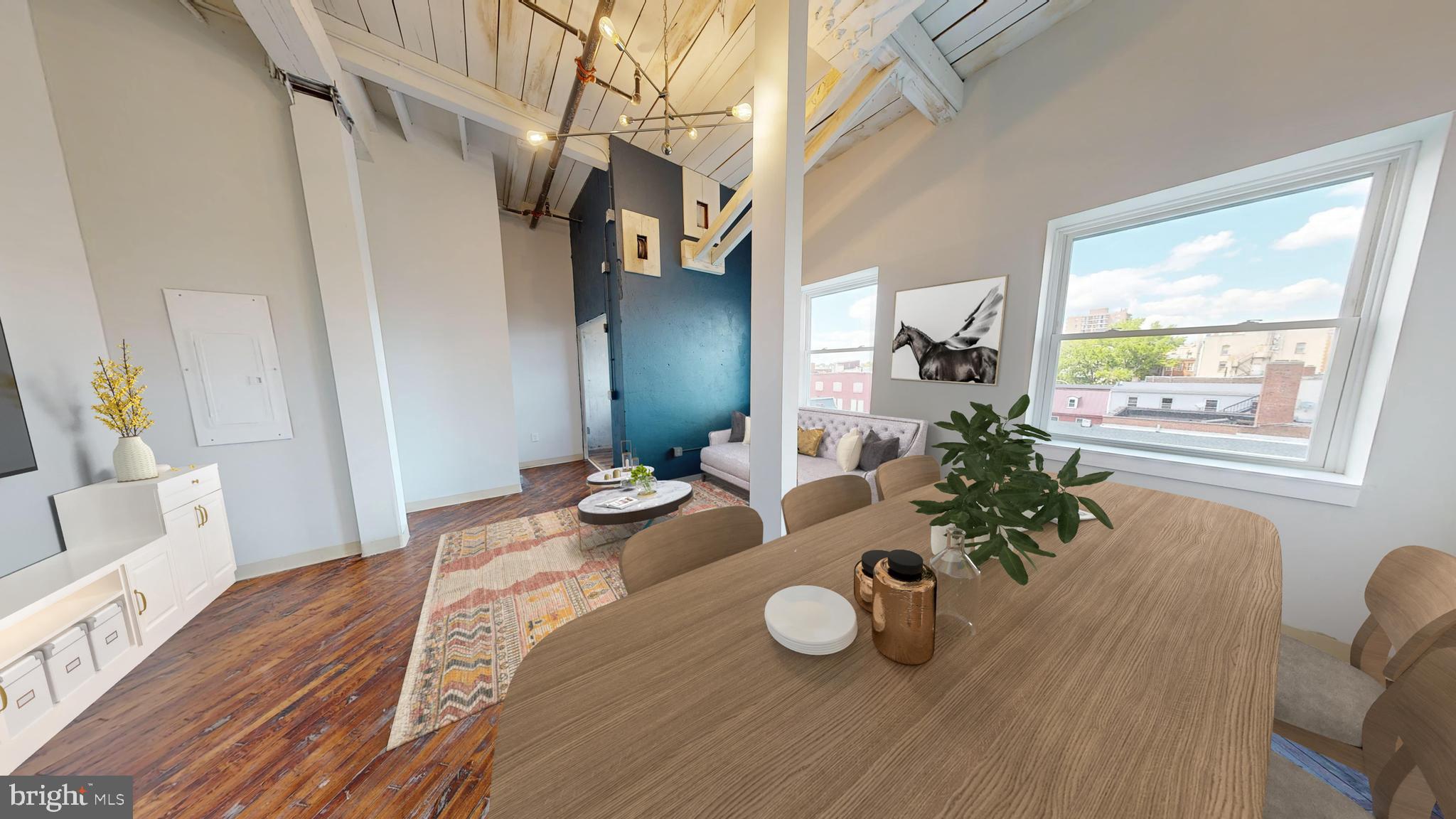 Welcome to Reading Lofts, a beautifully reimagined historic property located at 100 S. 4th St. in the heart of Reading, PA. This early 20th-century building has been thoughtfully transformed into a collection of studio, one-bedroom, and two-bedroom apartments, blending original architectural charm with modern updates for today’s renter.
Each apartment features bright, open layouts with soaring ceilings, restored wood or LVT flooring, and large windows that fill the space with natural light. The modern kitchens include stainless steel appliances, crisp white cabinetry, and contemporary countertops—designed for both style and functionality. Tile bathrooms and upgraded fixtures offer a clean, modern feel throughout.
Reading Lofts delivers a unique living experience that captures the character of a historic building while offering the convenience of modern amenities. Perfectly situated within walking distance to local restaurants, shops, and entertainment, it’s city living with classic appeal.
Schedule your tour today and discover life at Reading Lofts.
**Photos of similar unit
