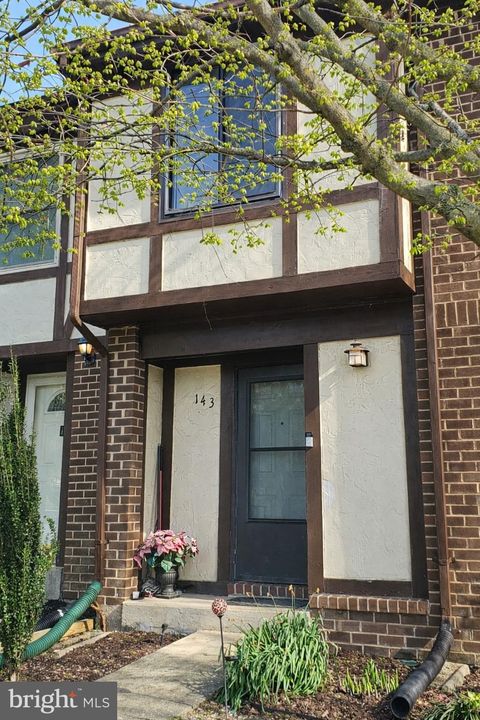 143 BOURBON COURT PARKVILLE MD 21234