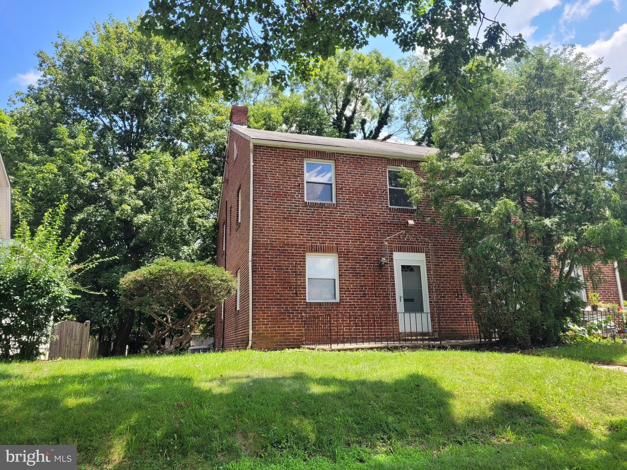 Best buy in the neighborhood! 3 bedroom 1.5 bath brick semi colonial in the Upper Park Heights neighborhood. Hardwood floors, freshly painted, central air, updated windows, finished, paneled lower level.