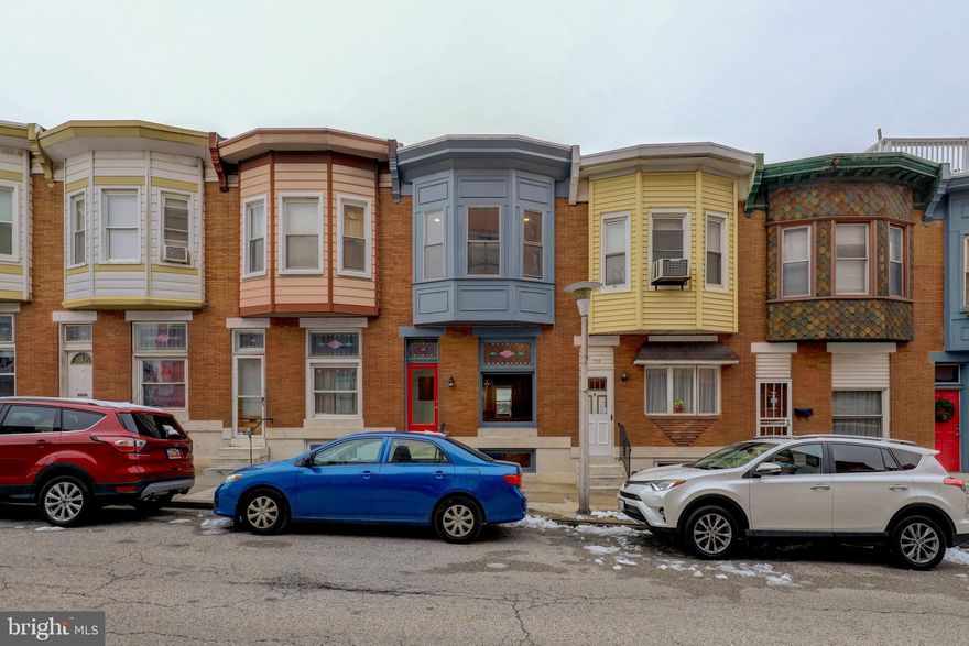 10 years on CHAP tax credit! Pending APPROVAL.  Fully beautiful renovated in 2021. Gorgeous 3 bedrooms, 3 full baths and 1 half bath, hardwood flooring with finished basement is ready and waiting for the most discerning buyer. Flooded with natural light and filled with the classic Baltimore charm, this home features modern updates throughout with LED lighting (Dimmers in the living room and Master room) and Nest thermostat. The living room and dining area is delightfully spacious and perfect for entertaining family and friends or relaxing at the end of the day. Your gourmet kitchen boasts beautiful golden pendent lights on island, white Shaker style cabinets, granite counters, an island plus stainless appliances with a gas range! Modern look with historic mix touch. On the upper level, there are 2 bedrooms and 2 full baths, each of which is beautifully updated with sleek and stylish custom tile work. The second bedroom provides access to a private deck area in addition to stairs to the ROOFTOP DECK! Once on the deck, you will most certainly enjoy the sweeping views of the city from every angle! The lower level is beautifully finished with a 3rd bedroom, full bath with custom tile. The house is right off Paterson Park and access to all restaurants.