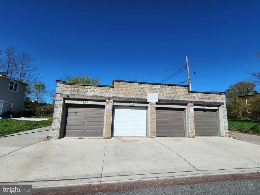 ONLINE AUCTION: Bidding begins 6/17/2025 @ 10:00 AM. Bidding ends 6/19/2025 @ 11:40 AM. List Price is Suggested Opening Bid. Deposit: $10,000. 10% buyer’s premium will be added to High bid. 
You won't want to miss this Unique Opportunity in a PRIME Location!
Discover an exceptional investment opportunity with this set of 7 garages.
These units are perfect for storage, vehicle parking, or small business operations.
Located in the Greater Mondawmin area and is just blocks from the numerous Shops of Mondawmin Mall, Coppin State University, Druid Hill Park- And So Much More!
Units are partially rented. For full terms and conditions please visit auctioneer’s website.