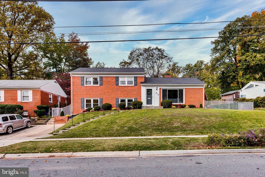 Completely remodeled split level brick home featuring new Certainteed Landmark architectural shingles roof, new 200 amp electrical panel, new kitchen with quality soft-closing hinge cabinets, Calacatta Laza Quartz countertop, new stainless steel appliances, large zero angle sink, new garbage disposal, tile backsplash, gorgeous master bathroom with carrara tile shower, farmhouse-themed hallway bathroom, new powder room with encaustic tile floor, refinished hardwood flooring, new waterproof luxury vinyl plank in lower level,  recessed lights throughout the main level and lower level, newer windows, new lighting fixtures and ceiling fans, fresh paint throughout, fenced yard with concrete patio, newly painted storage shed with architectural shingles and beautiful landscaping.  Lower level has a huge storage/work space with luxury vinyl floors.  Great commuter location, only a few minutes from I-495 and Rt29 AND future Purple Line which will have connection to the Red, Orange and Green lines and Marc and Amtrak.   Do not miss the opportunity to own this beautifully remodeled home in great location! More information on Purple Line can be found here. https://www.purplelinemd.com/