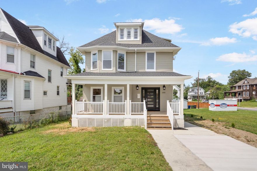 Nestled in the heart of Garwyn Oaks, everything is spectacular in this 7 bedroom, 5.5 bathrooms custom-luxury renovation. This personal sanctuary is almost 4000 square feet, all professionally developed for this new season.. Open floor plan. Spacious gourmet kitchen with center island, quartz countertops, beautiful cabinets, and stainless steel appliances. Spacious living room appointed with a wall fireplace. The 1st primary bedroom, walk in closet and full bath are also on the main level PLUS there is a powder room. The second level has 3 bedrooms and 2 full bathrooms including the 2nd spacious primary bedroom which has a wine bar, a wall fireplace, and a room-size walk-in closet. The masterpiece here is the HUGE en-suite bathroom which has a heaven=sent soaking tub, 2 vanities, 2 (two) showers, and a water closet. 2nd level also has laundry room. 3rd level has 2 more bedrooms and another beautiful full bathroom. Lower level has a family room and the 7th bedroom which also has a walk-in closet and its en-suite bathroom is the 5th full bathroom. 2 zones of heat and cooling. Big front porch (you can wave to coveting by-passers) and new deck to relax and entertain. New driveway.