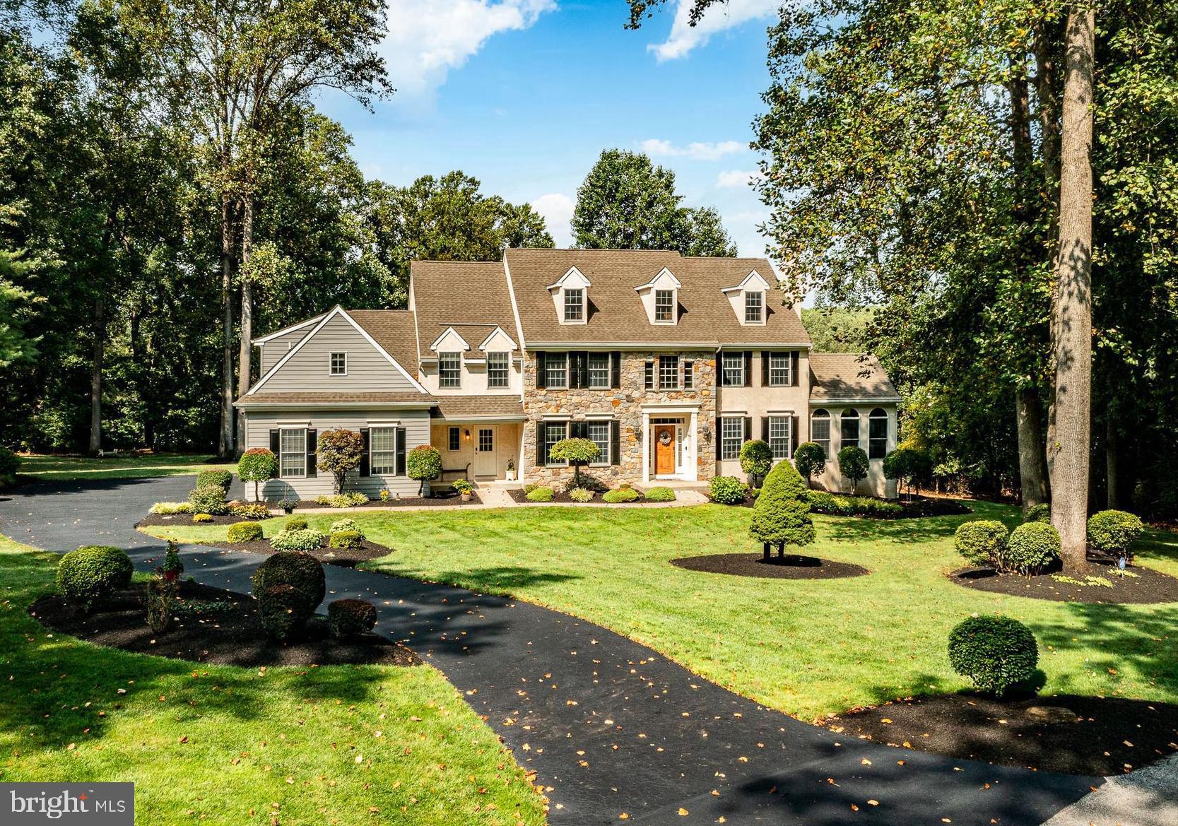 ***GOING LIVE and OPEN HOUSE Sunday, September 28th, 12-2PM. Schedule your tours now for the 28th+ or come by the listing-agent-hosted open house!***Welcome to 1227 Tullamore Circle located in the heart of the historic and tranquil hills of Chester Springs. From its original high-end construction to the intelligent, no-expense-spared upgrades crafted consistently over the past 25 years, this home commands attention! Tullamore Circle is a private cul de sac enclave of 25 estates and 1227 is nearly the grandest prominently positioned at the top of the community in its most recent phase. The design aesthetic is stately, from the bold curb appeal to the fully coordinated 6-bedroom 4.5 bathroom, 3.5 level, 6,600. total square foot home! The property is impeccably maintained and well suited for entertaining large get togethers with it's multi-facetted floor plan and 3 outdoor living spaces. UPGRADES: Crown molding throughout 2000, Pella wood windows with exterior aluminum cladding 2000, Rounded archways 2000, Upgraded molding and trim throughout 2000, Hardwood floors- Dining room, Family room Foyer 2000 and upstairs hallway 2022, Finished Basement 2000, Spacious attic with stairs 2000, Recessed lighting throughout 2000, Decora wall switches 2000, Hunter Douglas and Calico Corner window treatments 2000, New carpet - 4 bedrooms 2022, Kitchen Remodel 2024, Garage updated with paint, mats, stainless shelving and Gear wall 2022, Custom closets - Laundry, Pantry and 1 bedroom 2010, Built in cubbies in mud room 2000, Landscaping - Cleared to property lines 2001, Sprinkler system front, sides and rear 2000 front, 2001 rear, 1,000G propane tank, owned 2000, Water purification - birm filter and water softener 2000, 1st floor Aprilaire built in humidifier 2005. SMART HOME TECHNOLOGY: EV wired to garage, 50 Amp 2024, Updated security system - to include new key pads, smoke & heat detectors, glass break, motion, and door locks. 2025, Audio package includes wired speakers in the following locations, main deck, family room, living room, dining room, master bedroom. 2000, 2 surround sound rooms - Family room and basement theater 2000, Comcast and FIOS wired to house 2020, 8 Exterior Blink Cameras and doorbell 2022, 2 Nest HVAC controls 2020, 13 IOT wall switches 2024, 2 IOT garage heaters 2025, 2 Electronic keypad and IOT door locks. 2025, Prewired for hot tub 2010. Backing to woodland and the 35-acre prestigious equestrian farm; Wildlife Farm, for which the HOA is aptly named. Just down the country road from 112-acre Binky Lee Preserve and securely situated in acclaimed Downingtown East and STEM Academy School District. Just minutes from shopping, entertainment and employment centers like Great Valley, King of Prussia, Downtown Phoenixville, Exton and Eagleview. Tullamore Circle truly delivers on Location, Location, Location!