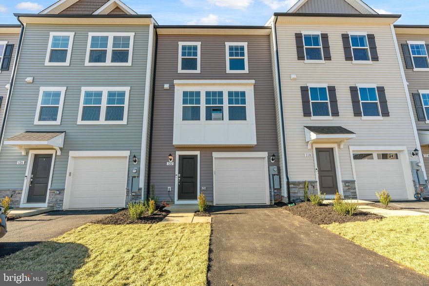 *PENDING RELEASE OF CURRENT CONTRACT* 
Welcome to King's Crossing! The newest neighborhood in Charles Town, WV. This spacious interior row townhome offers 3 bedrooms, 3.5 bathrooms, 10x10 composite deck, and features an open floor plan as well as an LED lighting package. The well-appointed kitchen features an island, upgraded cabinets with Quartz countertops, stainless steel appliances, and much more. This home has a great space for a man cave, office, or rec/gaming room in the lower level. The primary suite features a tray ceiling, a walk-in closet and ensuite with dual sink vanity. Two secondary bedrooms, a full bathroom, and a conveniently located laundry area complete this floor.*Photos may not be of actual home. Photos may be of similar home/floorplan if home is under construction or if this is a base price listing. AGENT REGISTRATION REQUIRED.