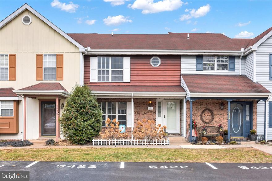 Start 2026 with a new home!  This great townhome in the Four Seasons community is ready for its next owner.  With a convenient location close to shopping, schools and commuting routes, you'll find this little gem tucked away from the busy main road.  The newly remodeled kitchen with custom maple cabinetry, granite counters, large deep stainless steel sink, brand new refrigerator (never used!), dishwasher and glass top range is truly a treat.  The dining area gets lots of light from the lovely patio doors with built-in blinds for ease of care.  A private back yard area can provide space for play, gardening or just relaxing.  The storage shed gives you a spot for tools and seasonal items.  Back inside, the living room is large, yet cozy with a big picture window for natural light. A ½ bath with adjacent laundry room complete the first level.  Upstairs you'll find 2 bedrooms and a full bath.  The primary bedroom has access "en suite" to the bath and two large closets. The second bedroom features a large window and a charming octagonal window, adding light and style. The full bath includes a double sink vanity with ample space for multiple users.  All of the bathroom plumbing fixtures have just been replaced and paint has been freshened up throughout the home.  The road/driveway areas in the community have just been redone.  This unit includes 2 reserved parking spaces.  Ready to move in, this home is waiting for you!