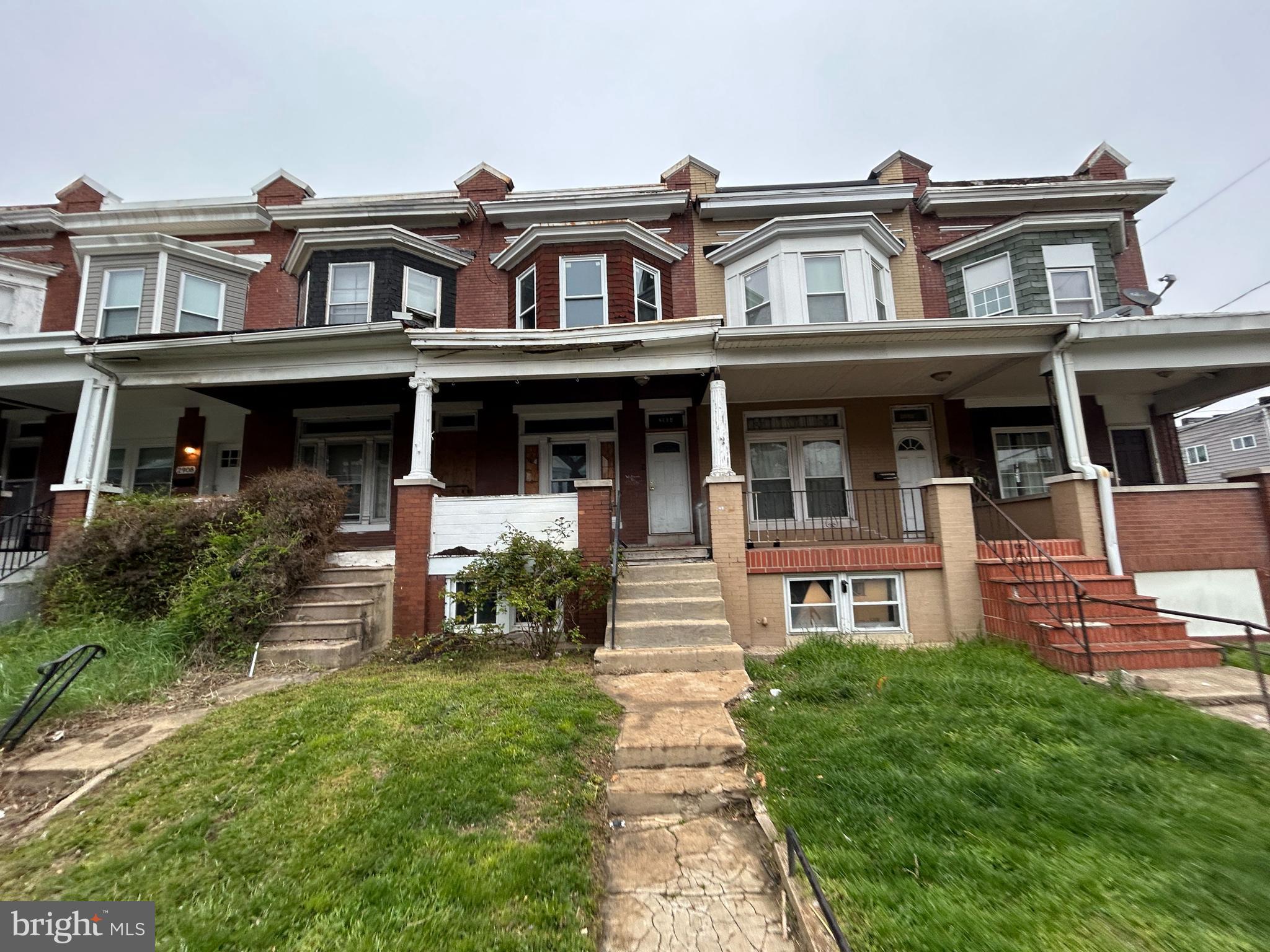Don't miss this wonderful opportunity to own this brick porchfront home in the neighborhood of Winchester in Baltimore City. Home features an open floor plan in the main level with wood floors from the living room to the eat-in kitchen. The upper level showcases three bedrooms and a full bathroom with soaking tub. The basement is unfinished but has plenty of space for storage and awaits your design and personal touch to expand living space. Home is walking distance to public transportation and has varied options of dining, entertainment, shopping, and dining.