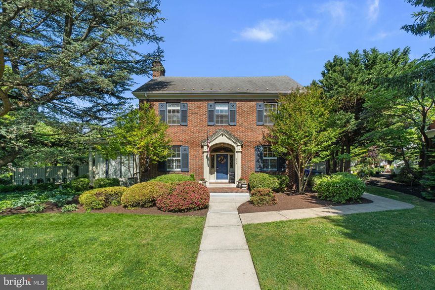 OPEN HOUSE, Saturday 12-3pm - A Refreshing & Rare Baker Park, Downtown Frederick Single Family Home on .26 acres with over 4000 sq ft of living, 2 Primary ensuite bedrooms with one on the main level (updated in 2024), this heirloom property is a must see! Accessibility is unmatched, with two wheelchair-accessible ramps on the side and back entrances. Step inside and experience the seamless blend of classic charm and contemporary upgrades—over $150K in recent renovations by the current owner ensure this home is truly move-in ready. The main level features hardwood floors, a cozy gas fireplace, a formal dining room, and a stunning eat-in kitchen with soapstone counters, stainless steel appliances, slide-out drawers, and a bonus pantry. The four-season sunroom, with heated slate flooring and four sliding glass doors, brings the outdoors in and offers tranquil views of the lush, landscaped yard and inground pool.  Abundant in history and modern luxury, this beautifully maintained brick Colonial is an opportunity in one of Frederick’s most desirable neighborhoods. Perfectly situated with direct park views and just minutes from Baker Park and Culler Lake, you’ll enjoy easy access to tennis and bocce courts, playgrounds, picnic areas, dog park, and a vibrant calendar of community events. 
The home’s flexible layout is ideal for multigenerational living or aging in place, with two primary ensuite bedrooms—one on the main level, fully updated in 2024 with heated floors, a jacuzzi tub, dual sinks, lighted mirrors, plus a new combo washer/dryer for ultimate convenience. Upstairs, the second primary suite features heated marble floors, dual vanities, a walk-in tile shower, two spacious closets, including a cedar closet. 
Two additional bedrooms and a brand-new hall bathroom (2025) with a great shower complete the upper level. The finished lower level offers a brand-new basement (2025) with wall-to-wall carpet, brand new boiler, new water heater, and a second laundry area (washer 2013, dryer 2019). The finished space is all ready for a home office, rec room, and/or craft space. 
Enjoy year-round comfort with separate AC zoning for the main level and upstairs, central heat, and new LED lighting strategically throughout. Outdoor living is a dream: the fenced rear yard features an inground pool maintained by Propools (2025), a hot tub, a pergola, a koi pond, and one of Frederick County’s oldest Lebanon Cedars, complete with a commemorative plaque. The property includes a 2 car detached garage, with an additional private off-street parking for 3 more cars. There is ample space for storage either using the outdoor shed or the clean empty attic. 
This home is more than just a place to live—it’s a lifestyle. Enjoy beautiful views from every window, original stained glass, tasteful landscaping, and the warmth of a close-knit, friendly community. Schley Park, maintained by the city but cared for by neighboring owners, creates a quaint, private atmosphere while keeping you close to dining, shopping, and all that downtown Frederick has to offer. Don’t miss your chance to own this extraordinary property—schedule your private tour today and discover why this is the perfect place to call home. *Check out the 3D Floor Plan Walkthrough & Video*