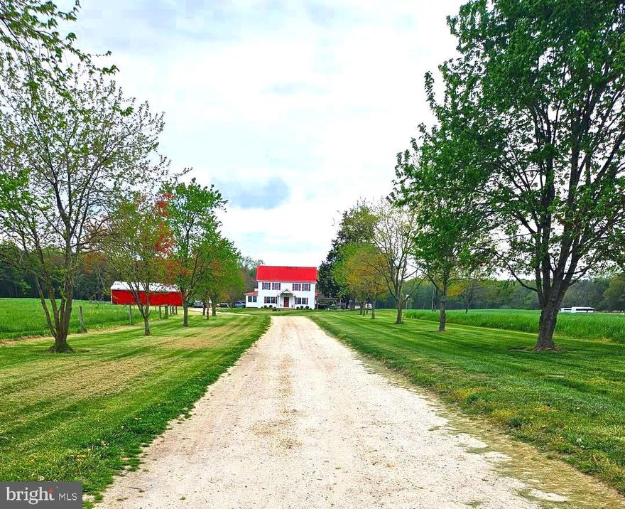 Price Reduction! Golden Opportunity to purchase a 76+/- acre turnkey livestock or equestrian farm. This five bedroom , two bathroom home was completely renovated in 2005 and shows well. Featuring a first floor master suite w/ heated stone floors in bath and mudroom,a gourmet kitchen, huge 3rd floor bonus room, recently replaced HVAC systems and an encapsulated crawlspace .
 Current configuration provides 12 +/- acres in fenced pasture, 27+/- acres in hay, 35 +/- acres in timber and the balance is the homesite and barns.
You have three barns and two additional outbuildings. Barn #1 is 50' x 100' x 16', half of which is an insulated / heated workshop and provides an additional 400 amp electric service. Barn #2 is 40 x72 x 14 and Barn #3 is 40' x 40' x 14' with a 20' lean-to on three sides. If you are in the market for a comfortable, well appointed farm, this will fit the bill. Excellent Whitetail and turkey hunting is steps away, on your own property. Boaters will enjoy the short five minute drive to the village of Choptank boasting a county maintained ramp and marina with affordable slips to accommodate up to a 50' boat.Don't hesitate. Call to schedule a showing today.  All showings will require 24 hours notice.