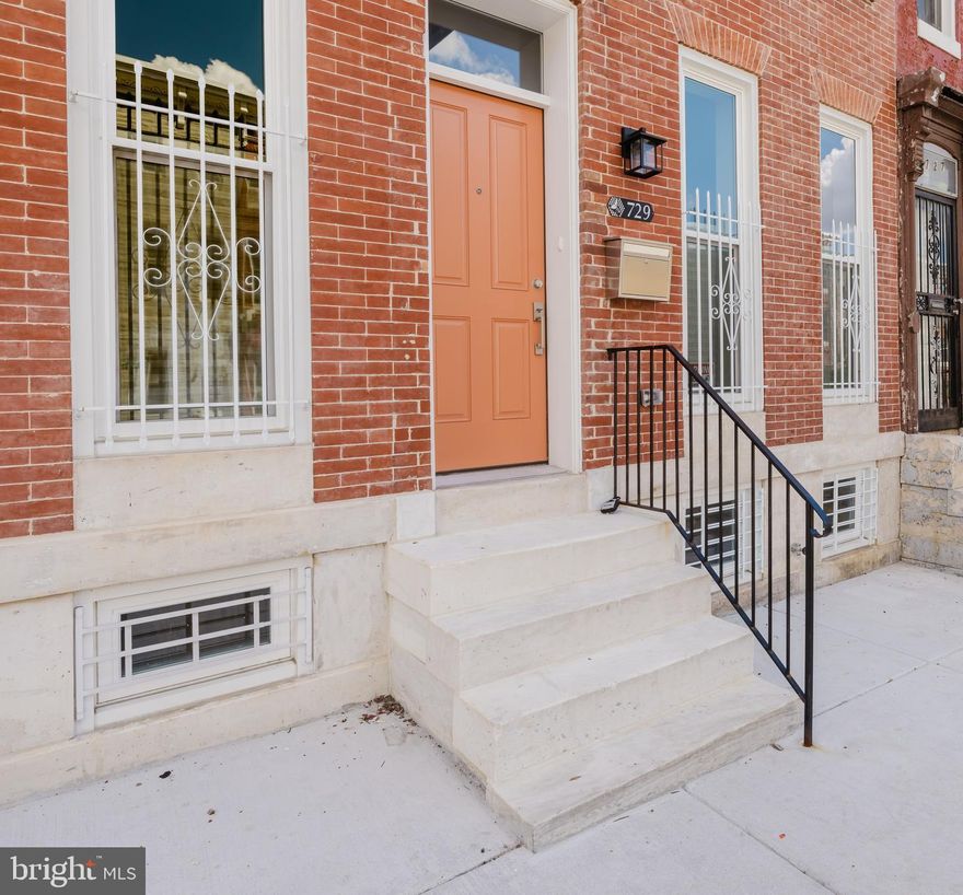 This home is eligible for many grants! Eligible for $10k V2V grant towards down payment (as long as V2V has money in their program) and buy back the block (give up to 20K to eligible buyers). These and other grant programs may be stacked. **Charming & Completely Rebuilt 3-Bedroom Baltimore Townhome!**  Newly Rebuilt Home meaning other than the foundation, the marble stoop and some brick, we have newly constructed  everything; New Water lines, New sewer lines, New Framing, New walls, New Floors, New windows, New Roof, New Electric, New Plumbing, New systems and more.  Step into this beautifully rebuilt 3-bedroom, 2.5-bath home featuring an open floor plan and high ceilings throughout. The spacious living room boasts floor-to-ceiling windows, filling the space with natural light. Luxury vinyl flooring flows seamlessly into the eat-in kitchen, which showcases brand-new granite countertops, stainless steel appliances, and a convenient half bath on the main level.  The fully fenced backyard is perfect for entertaining. Upstairs, Upper 1, offers two generously sized bedrooms that share a full bath, along with a conveniently located laundry area. Upper 2 is dedicated to the stunning primary suite, complete with a private full bath and cozy bedroom retreat.  Brand-new carpeting extends throughout the upper levels. The lower level includes extra insulation for added protection and an abundance of storage space.  This stunning home is truly a **must-see**—don’t miss your chance to call it home! LOCATION! LOCATION! LOCATION! Walkability to the inner harbor Johns Hopkins Hospital less than 2 miles, 6 bus stops nearby, metro station 10 minute walk, train station 5 minute walk, light rail 1 mile away, airport 10.6 miles.