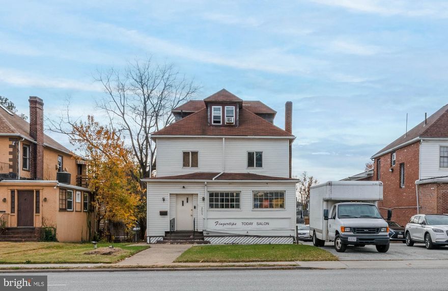 Online auction to be conducted on Auctioneers website. Online Auction Only! Bidding begins Friday, January 2, 2026 & ends Wednesday, January 7, 2026 at 12:00 PM. 
Discover this spacious 4-story building offering approximately 2,102± SF of versatile space, configured as 2 units — both currently occupied (property is sold subject to the existing occupant(s), if any.) 
Located in the heart of Baltimore City’s Howard Park neighborhood, this property offers unbeatable proximity to vibrant community amenities, including neighborhood cafes, schools, and recreation areas, all while maintaining a quiet residential charm. With easy access to major traffic arteries, commuting is a breeze for tenants and clients alike. Whether you decide to make the repairs and hold as a potential income-producing property, or simply an owner/user looking for a fixer upper with commercial elements, THIS IS THE ONE!