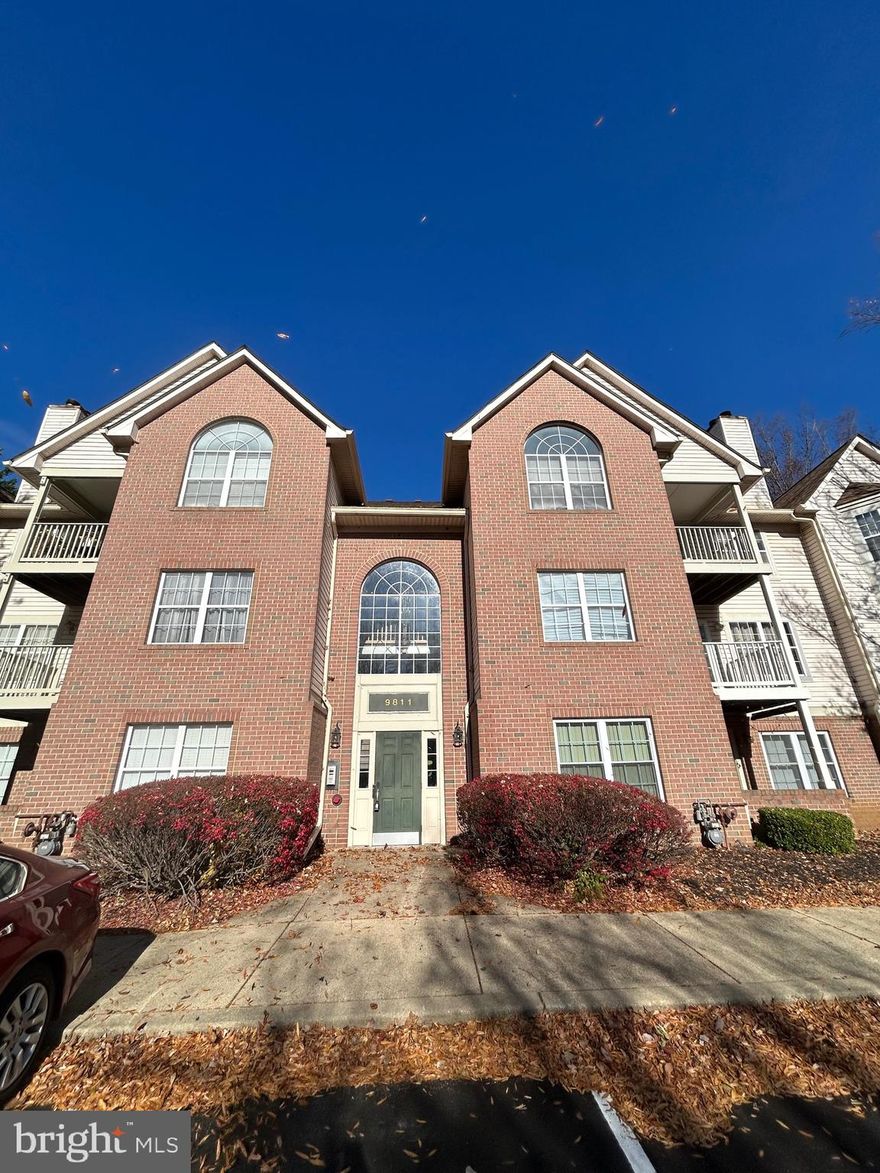 Welcome to 9811 Lake Pointe Court! This condo offers hardwood floors throughout, granite counters and stainless steel appliances in the kitchen. Beautiful focal point fireplace in the living room with an office off of the living room. Spacious 2 bedrooms and 2 full baths. Secured building access with a callbox