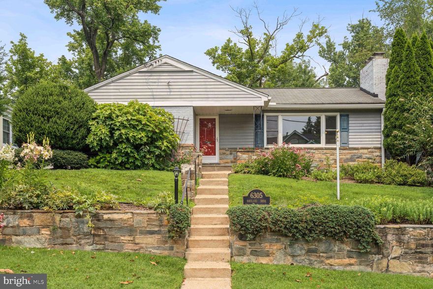 Fabulous House , Fabulous Location!  Sun-filled home with open living room with stone surround wood burning FP,  & built in cabinetry and shelving. Dining room, Sun room w/ bamboo flooring, updated  kitchen w/ top of the line appliances, wood cabinets, & door for direct access to the patio & large garden. & storage shed.   Owner suite with 2 closets & renovated BA, 2nd bedroom, renovated Hall BA , 3rd bedroom with ceiling fan, linen closet,  LL media room & TV, Game room, Storage closet , Office and renov BA, Utilty room w/ Washer & Dryer.  Move in condition!