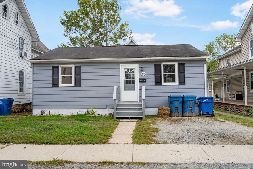 Welcome Home to 112 1/2 W Cecil Avenue!!  Updated Rancher located in the heart of North East.  Featuring a spacious living room, Kitchen, 3 bedrooms and full bathroom.  Kitchen boasts S/S appliances, white shaker cabinets, quartz counters and MORE!  All new flooring throughout, freshly painted and MORE!  Enjoy the perks of off street parking!  Fenced in rear yard.  Located minutes from all of the downtown attractions!  Book your private showing today before it's gone!!