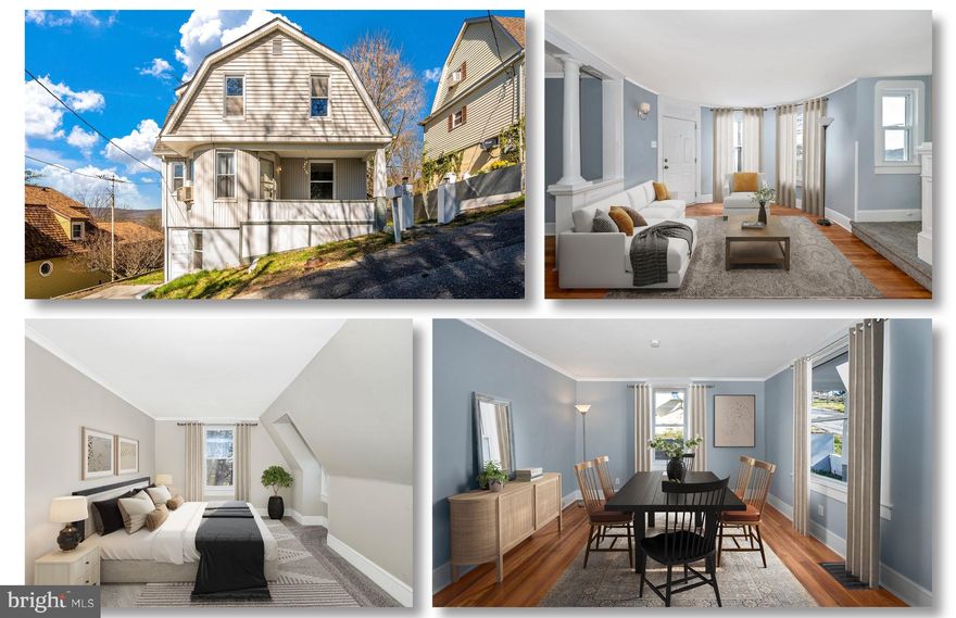 This home has been recently rehabbed and is move-in ready.  The furnace is approximately 5 years old, the washer/dryer and stainless-steel kitchen appliances are new, new water heater, newly refinished hardwood floors, new carpet, new cabinets, remodeled kitchen and bathrooms...  you name it!  This home is very close to the Marc Train Station which is great for commuters.  There is also plenty of parking in the driveway.   Where else can you get a newly remodeled single family home with off-street parking for this price?  Better see it soon before someone else gets to call it home!