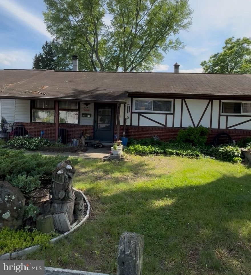 Welcome to an excellent opportunity to own a single-family home with a large corner lot and a huge garage in the back.  This rancher allows room to move around for family members inside and out.  The large back yard has plenty of room for many activities as well a huge garage for the car guru.  The home has a separate in-law space with private bathroom added. There's also a room with a large safe built in.  This house is being sold as-is so you can update it your dream home anyway you like.  There's plenty of open space outside for family gatherings and you will love the many species of birds that welcome the yard and a small fish pond also.  Race over to check out your future home.