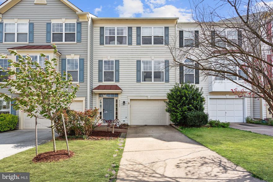 3D TOUR: https://my.matterport.com/show/?m=TupBGiNQhA1*** This gorgeous and timeless Ashburn townhome boasts a 2 level bump out extension on lower and main levels, hardwood floors, a dinning room that can be duly used as a sunroom, two staircases, and prime location in one of the nation's most desired zip code! Main level enjoys an extra half bath, extended family room, and an upgraded kitchen.  Upper level includes vaulted ceiling and luxurious jacuzzi bath in the master bedroom, along with a TRUE laundry room for living conveniences. Designed with privacy in mind, a second set of stairs takes you into the basement that includes a den surrounded by ample natural lighting that can be used as productive office space or a 4th bedroom. Outside includes a spacious patio and deck that is both peaceful for relaxing in private and the perfect space for entertaining guests in the upcoming summer season. Pool and other amenities are walking distance away, along with loads of additional guest parking. Near shopping centers, schools, and entertainment venues. Your new home is everything you desire in your new home!